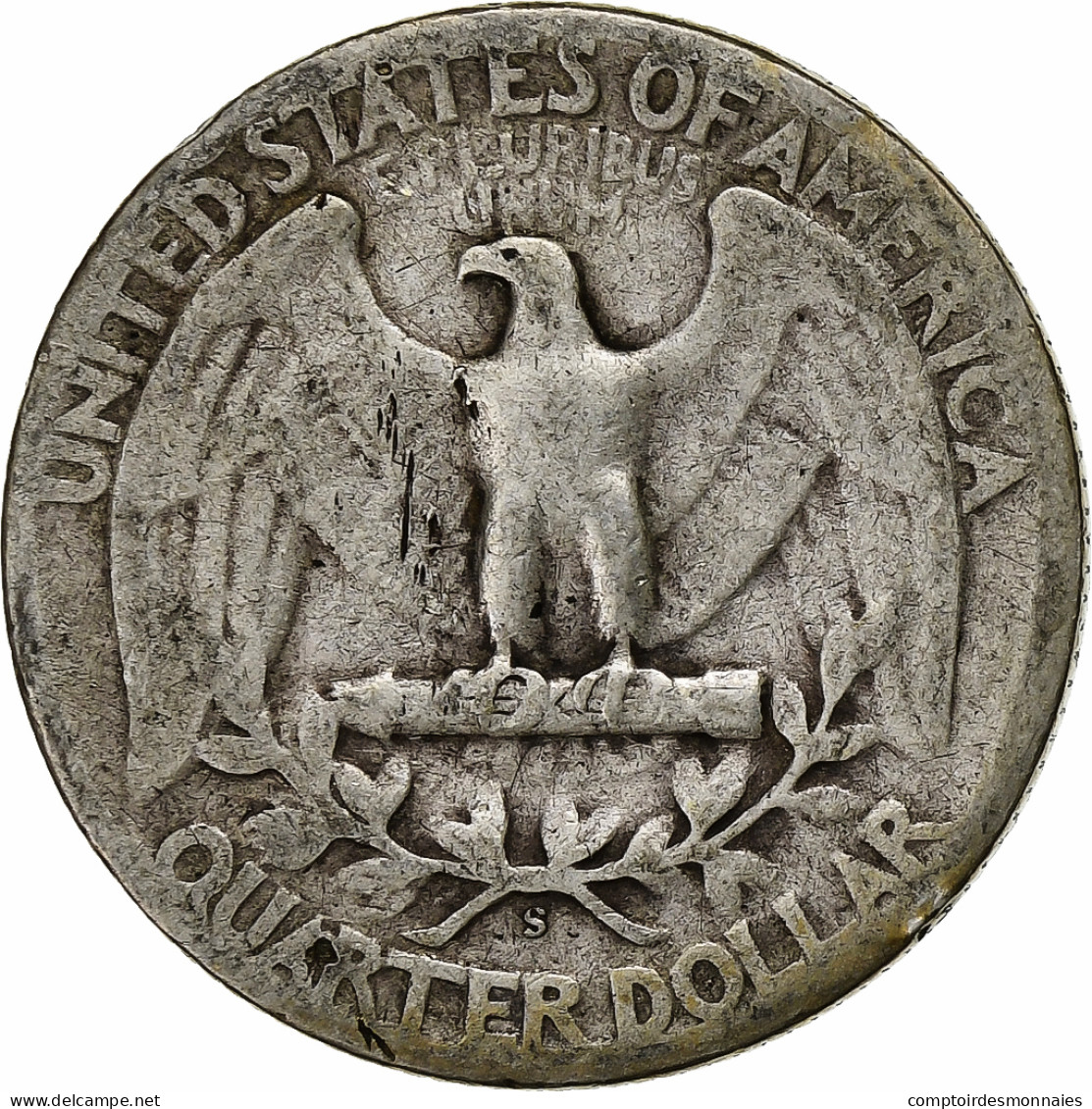 États-Unis, Quarter, Washington Quarter, 1945, U.S. Mint, Argent, TB, KM:164 - 1932-1998: Washington