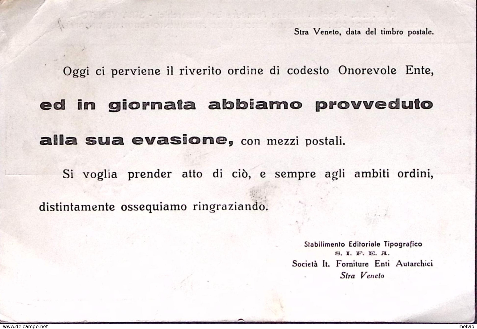 1932-Imperiale C.10, Isolato Su Stampe Strà (10.5) - Venezia (Venice)