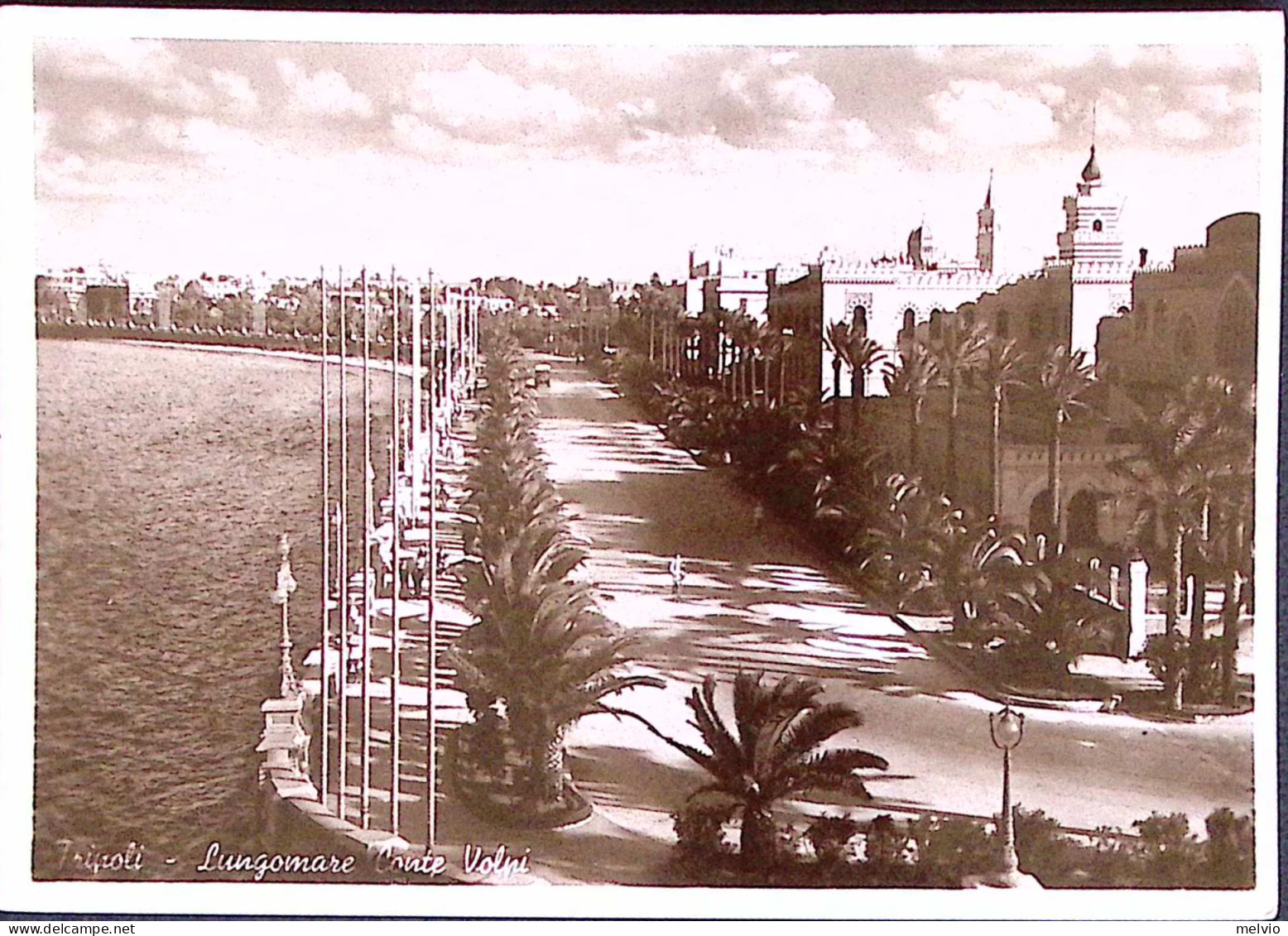1939-TRIPOLI Lungomare Conte Volpi Viaggiata (5.7) - Libia