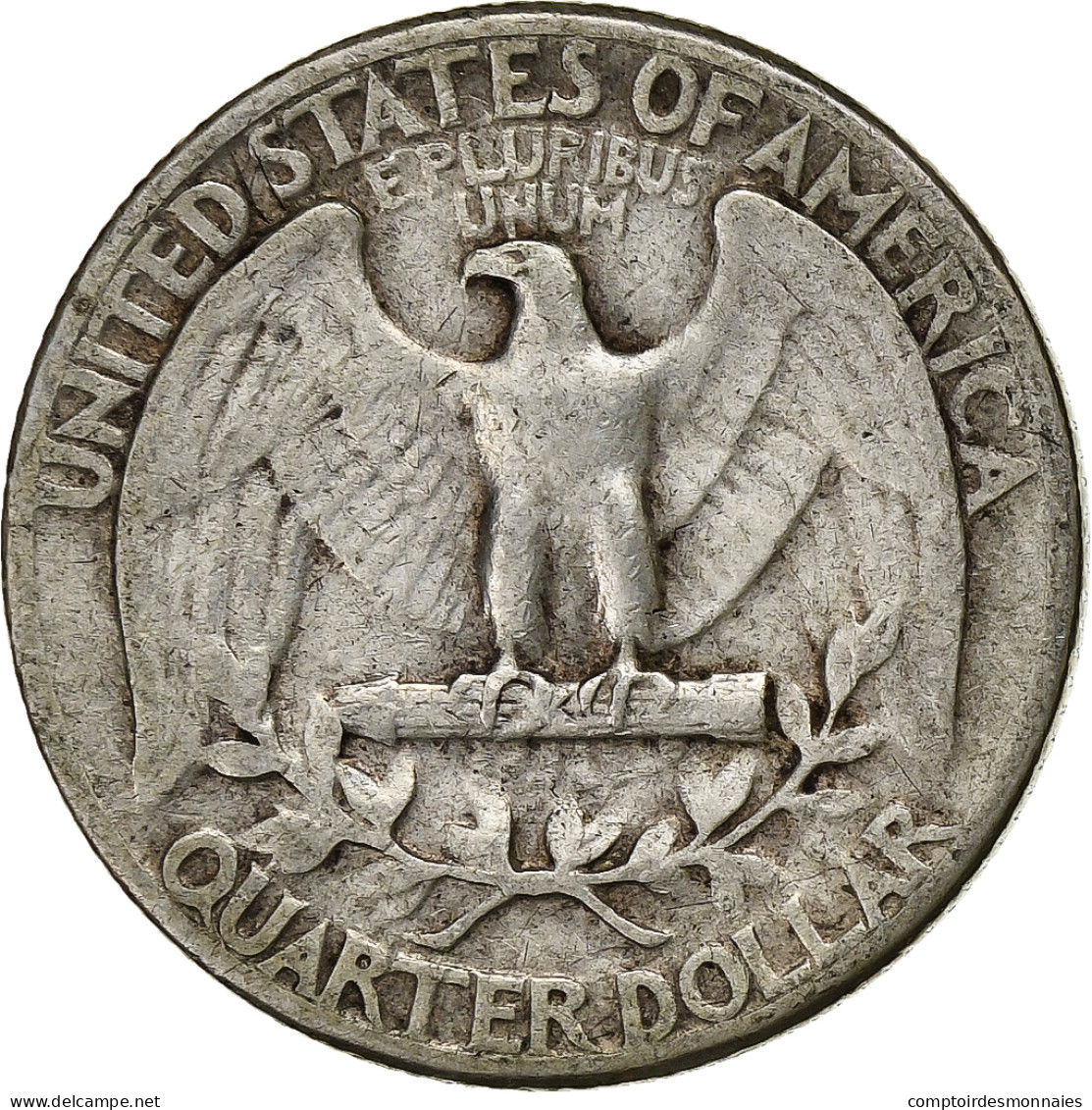 États-Unis, Quarter, Washington Quarter, 1943, U.S. Mint, Argent, TTB, KM:164 - 1932-1998: Washington