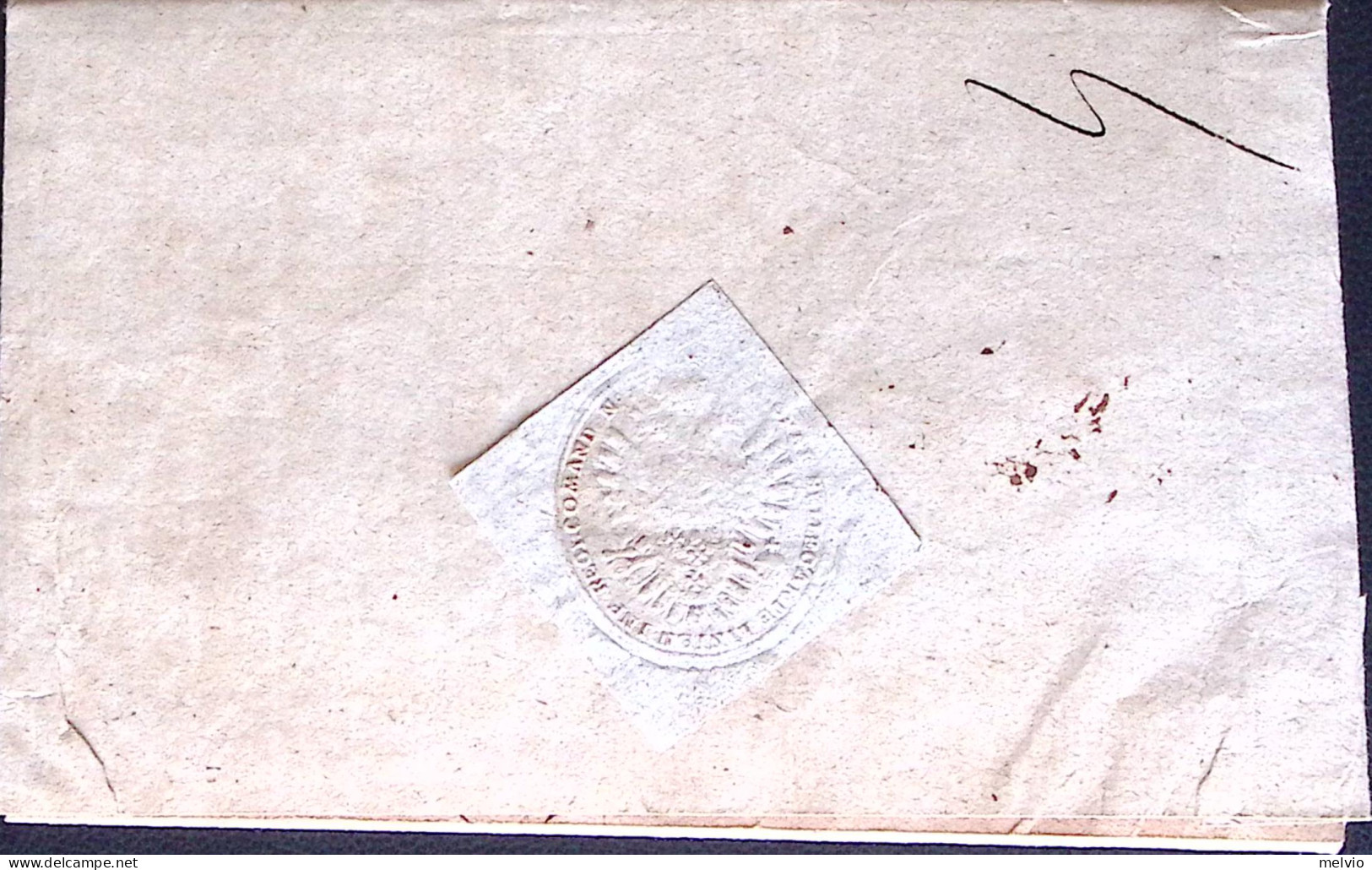 1870-REGGIMENTO DI LINEA N.44 Manoscritto Su Lettera Completa Di Testo Praga (9. - Storia Postale