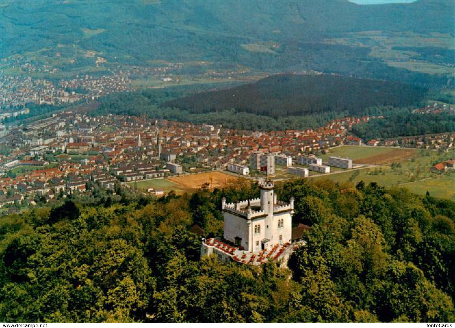 13945275 Olten_SO Fliegeraufnahme Mit Saeli Schloessli - Sonstige & Ohne Zuordnung