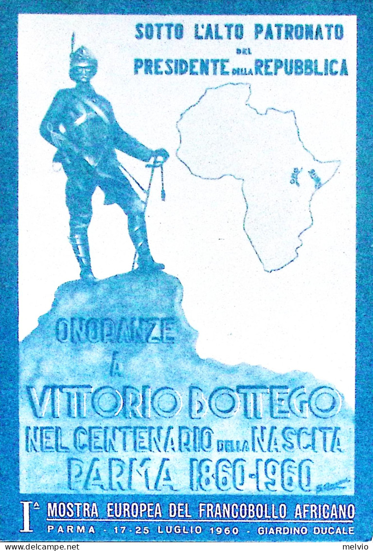 1960-PARMA CENTENARIO NASCITA BOTTEGO Annullo Speciale E Annullo Targhetta (23.7 - Manifestaciones