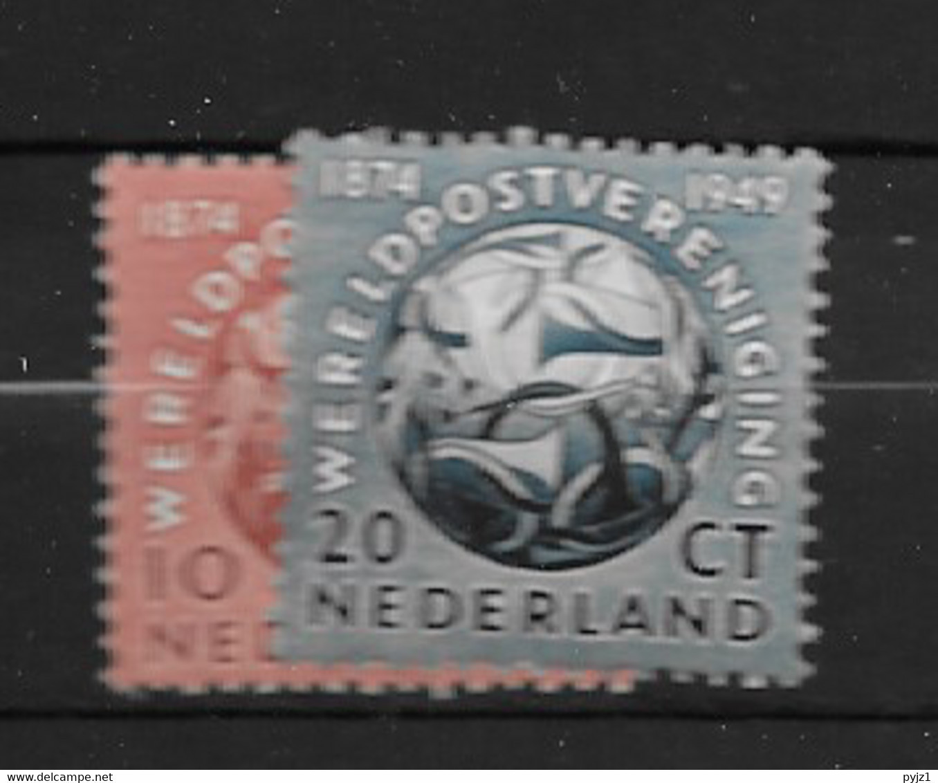 1949 MNH  Nederland, NVPH 542-43 Postfris** - Ungebraucht