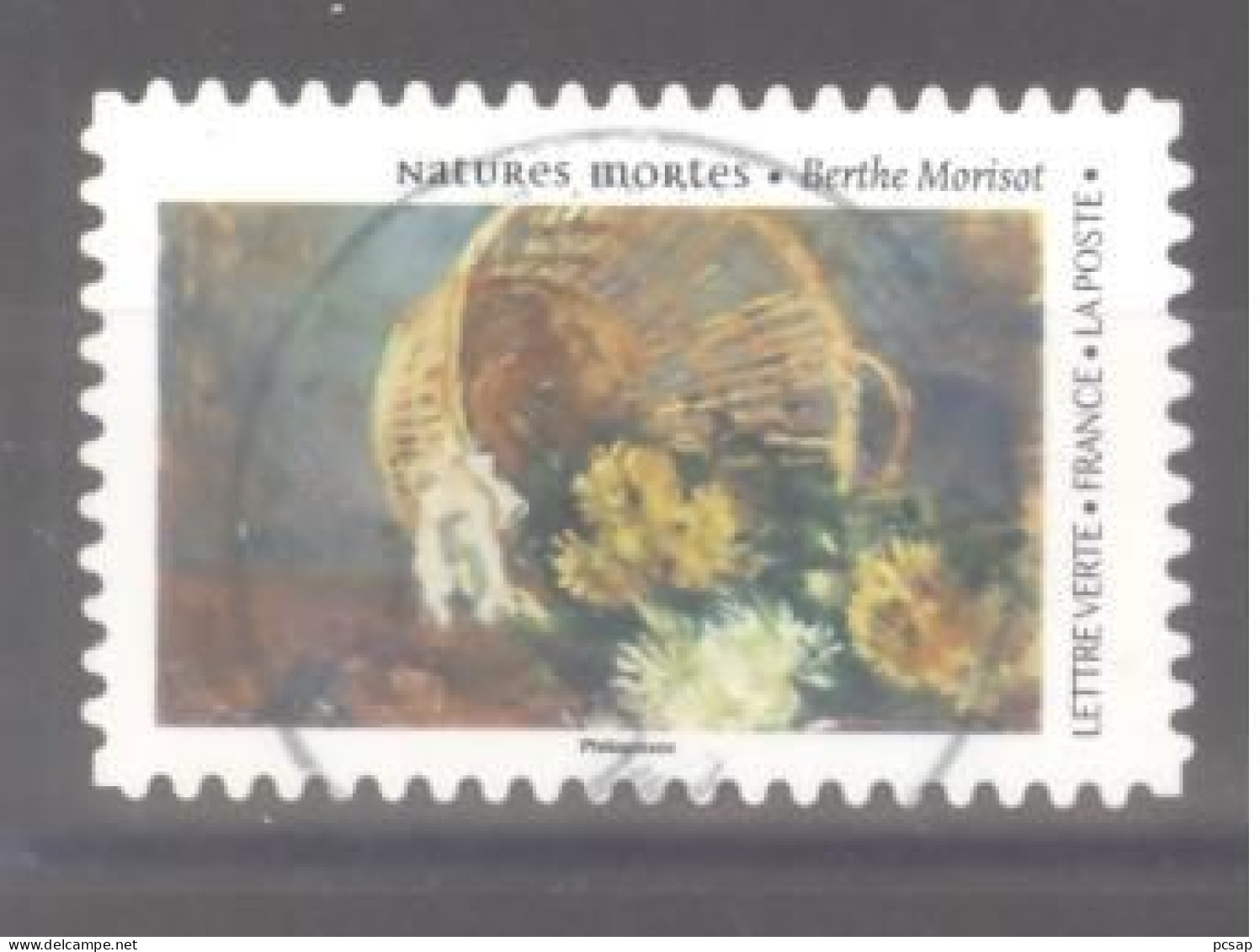 France Autoadhésif Oblitéré N°2337 (Natures Mortes : Berthe Morisot) (cachet Rond) - Usados