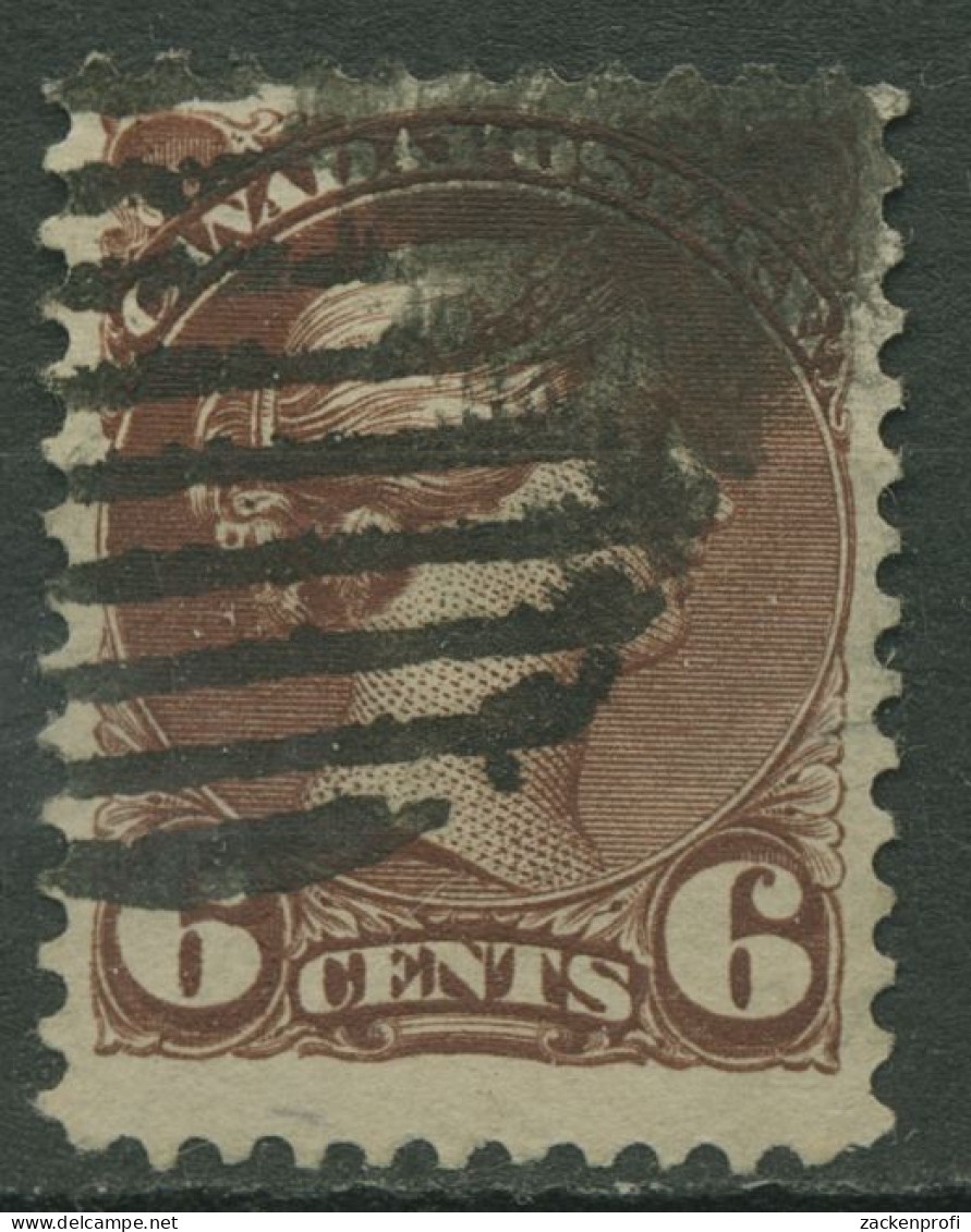 Kanada 1870 Königin Viktoria 6 Cents, 30 BA Gestempelt - Usati