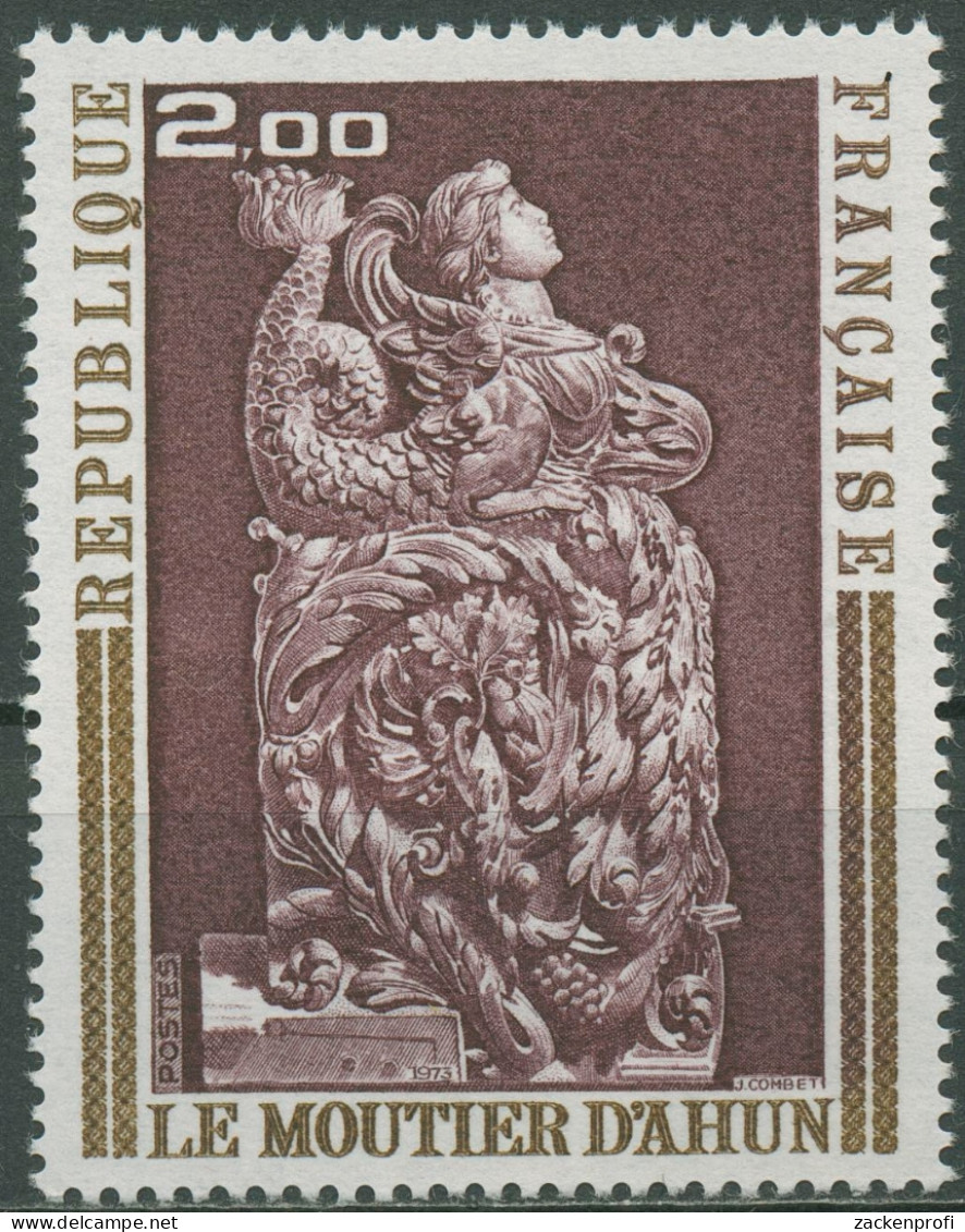 Frankreich 1973 Kunst Kloster Ahun Schnitzerei 1835 Postfrisch - Unused Stamps