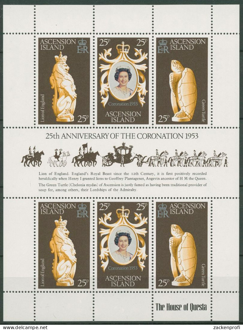 Ascension 1978 25 Jahre Krönung Königin Elisabeths 229/31 K Postfrisch (C40252) - Ascension