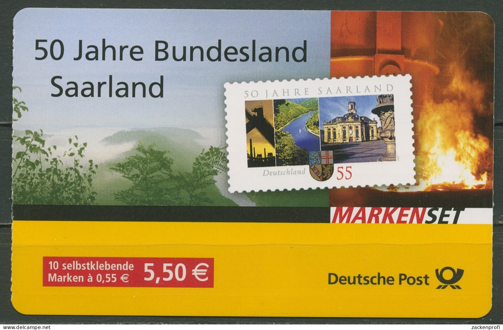 Bund Markenheftchen 2007 Bundesland Saarland MH 67 (2595) Postfrisch (C17383) - Other & Unclassified