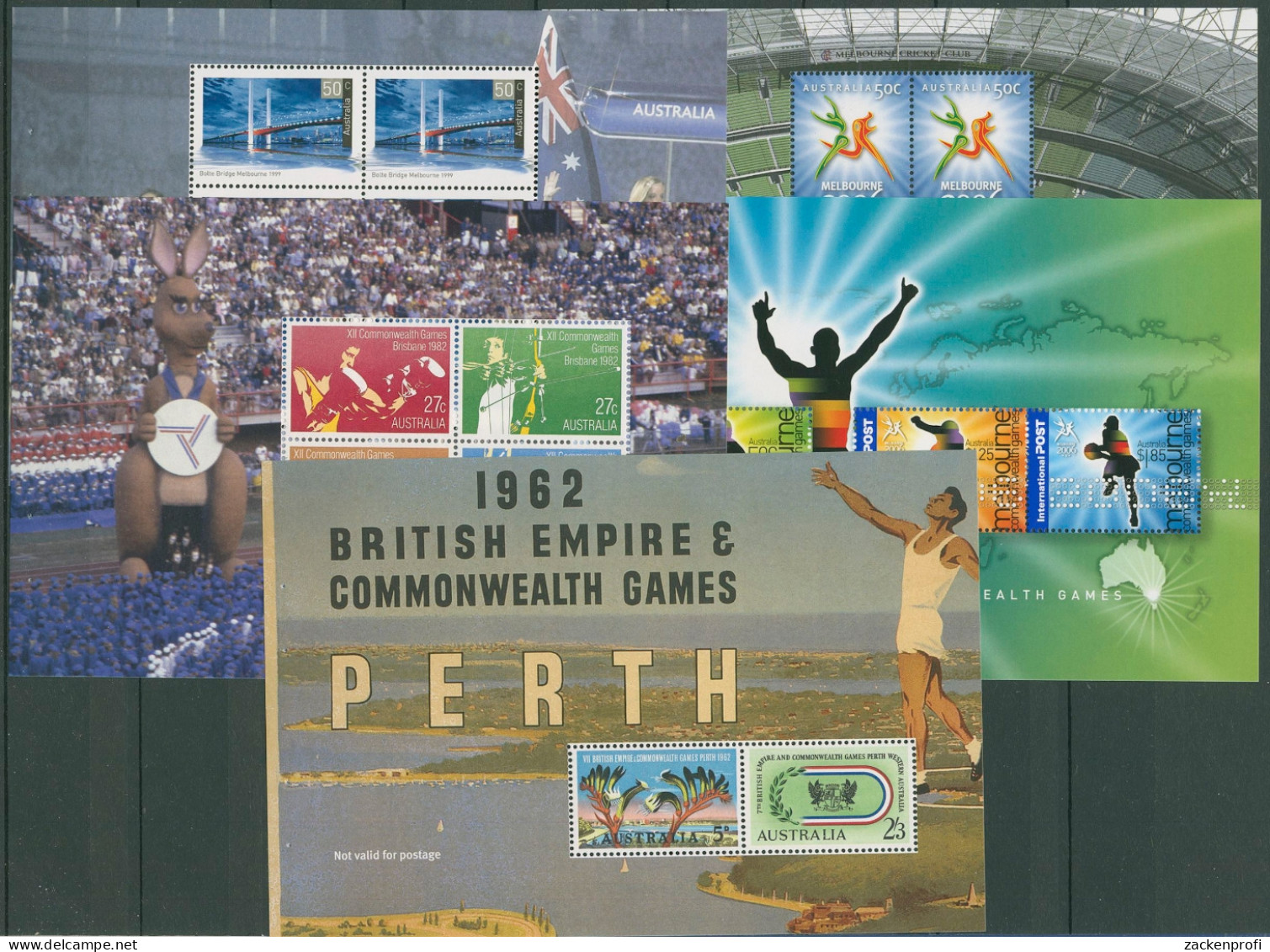 Australien 2006 Commonwealth Games MH 226 Postfrisch (C29644) - Libretti
