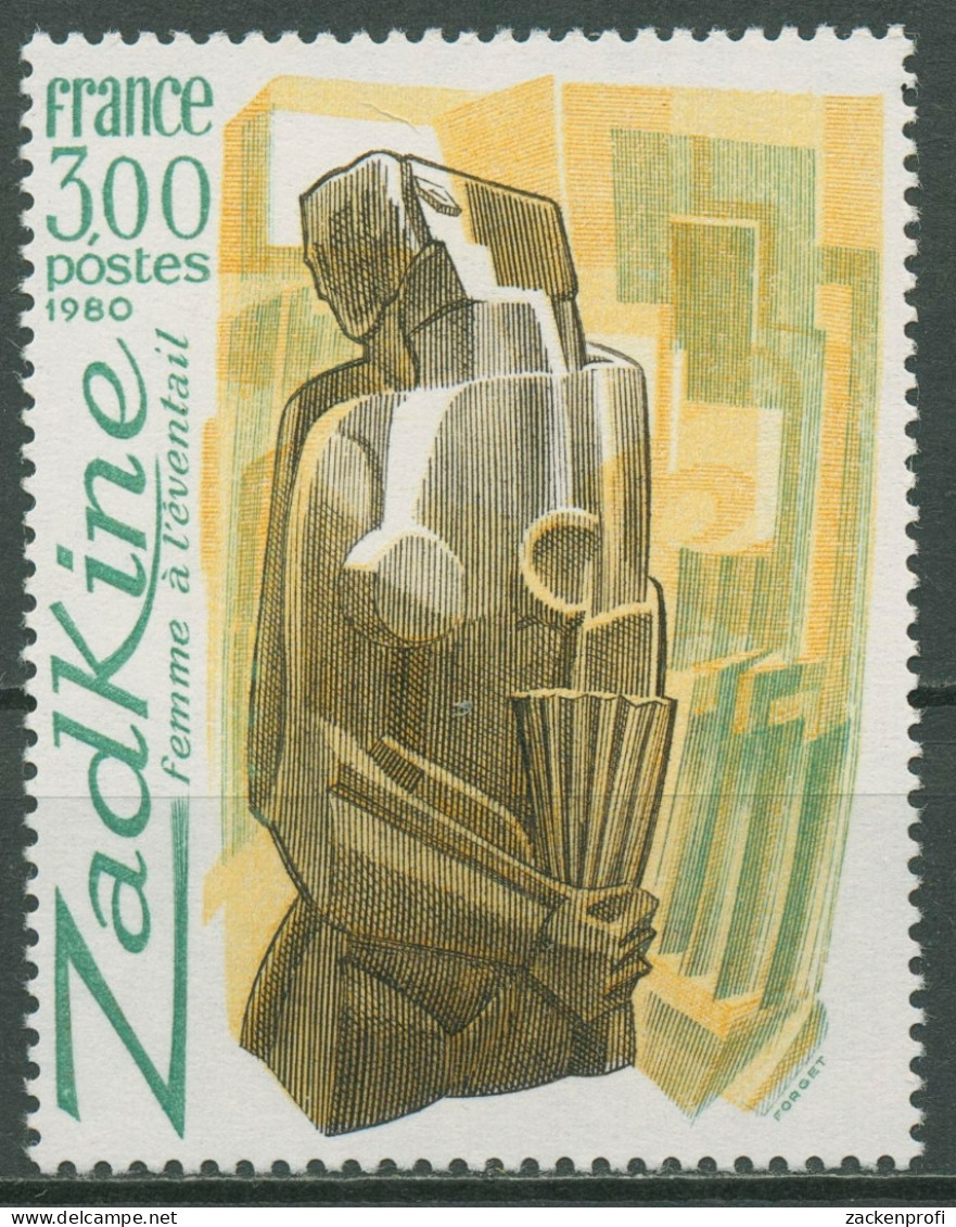 Frankreich 1980 Ossip Zadkine Skulptur 2192 Postfrisch - Nuovi
