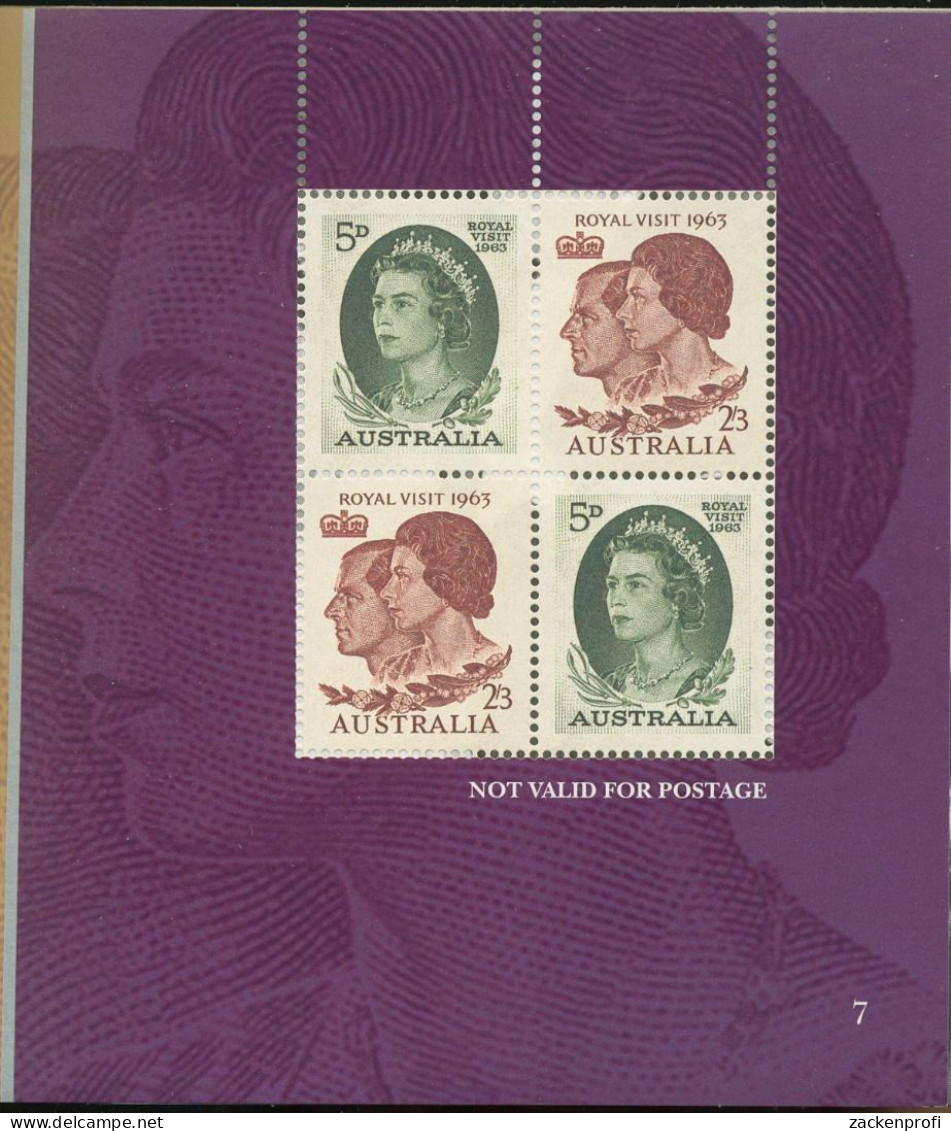 Australien 2006 50 Jahre Besuch Königin Elisabeths MH 236 Postfrisch (C40507) - Markenheftchen