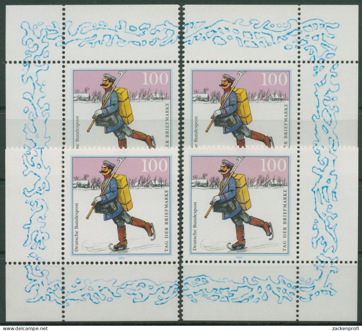 Bund 1994 Tag D. Briefmarke Post Spreewald 1764 Alle 4 Ecken Postfrisch (E2303) - Nuevos