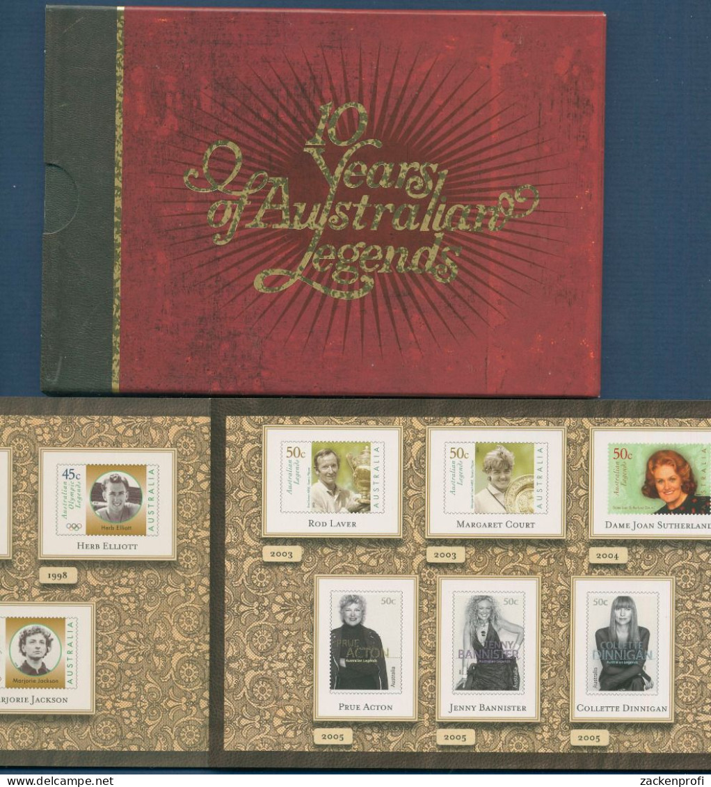 Australien 2007 10 J. Australian-Legend-Preis D. Post MH 260 Postfrisch (C40392) - Booklets