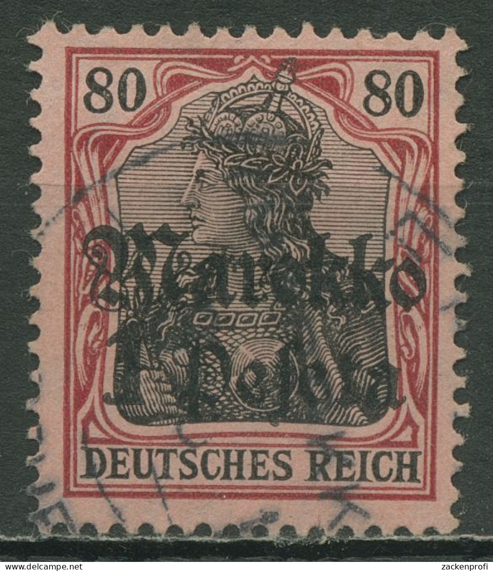 Deutsche Post In Marokko 1911/19 Germania Mit Aufdruck 54 Gestempelt - Marocco (uffici)