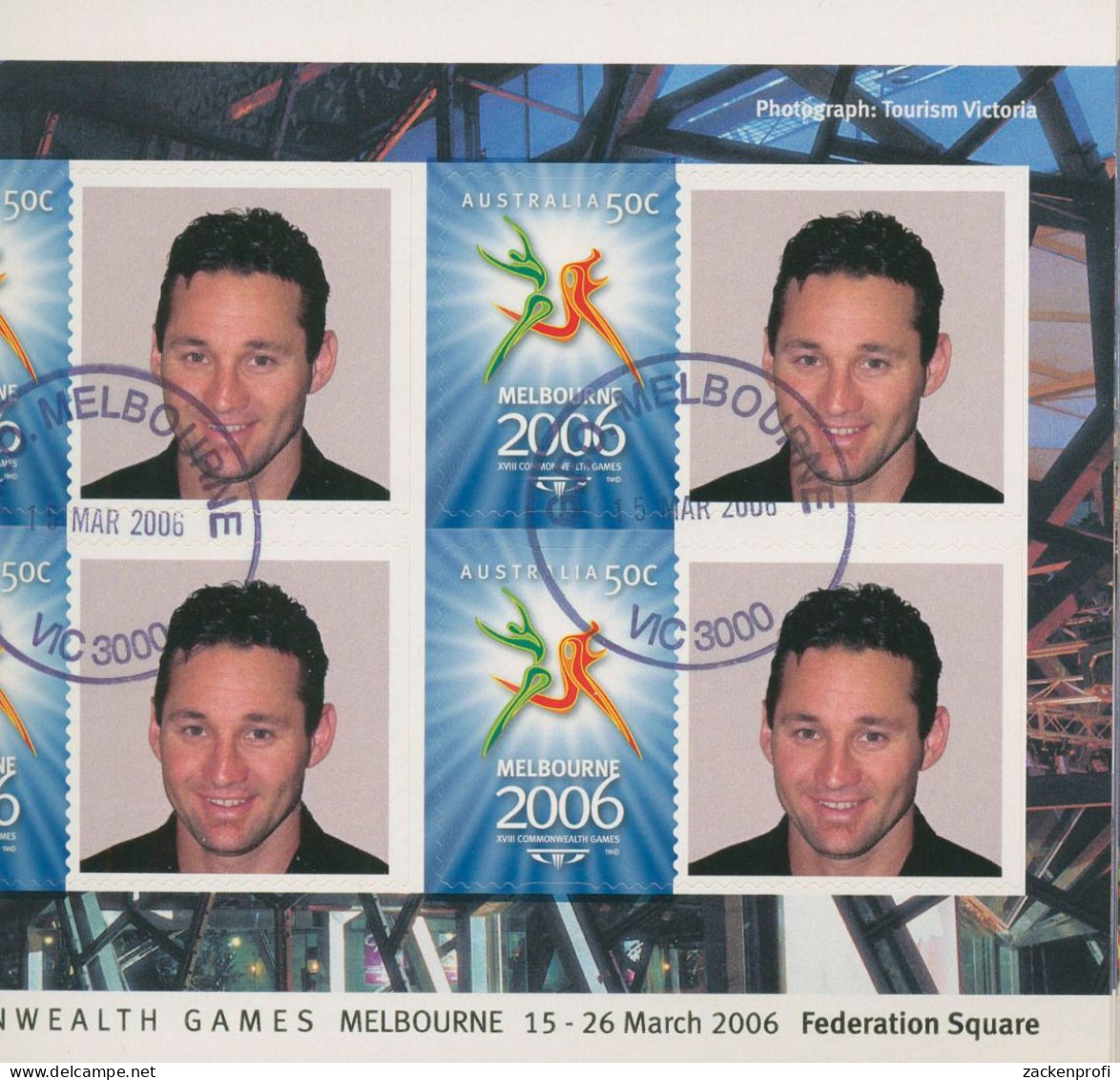 Australien 2006 Commonwealth Games MH 224 Gestempelt (C40395) - Libretti