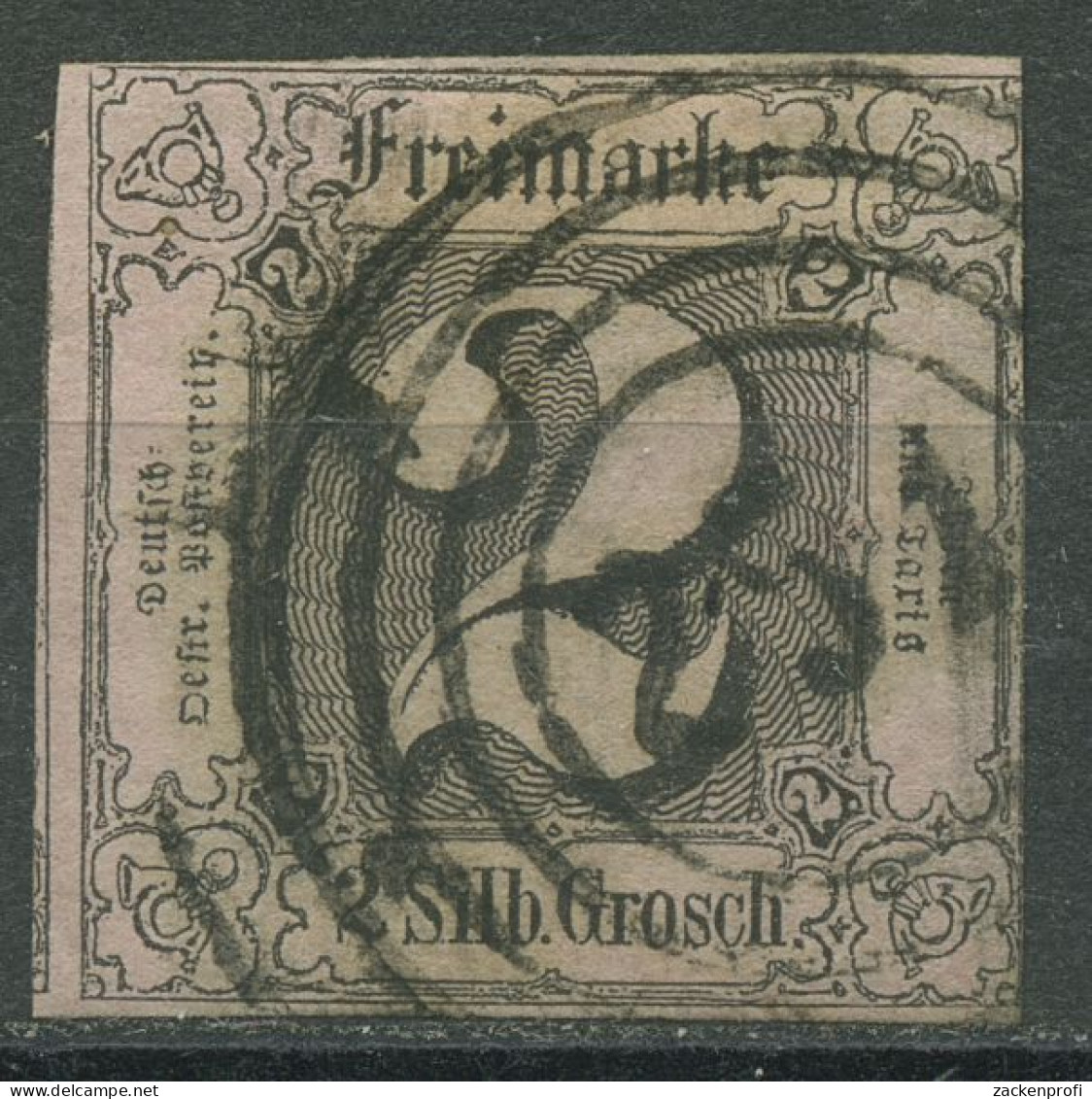 Thurn Und Taxis 1852/58 2 Silbergroschen 5 A Gestempelt - Sonstige & Ohne Zuordnung