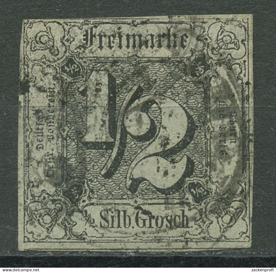 Thurn Und Taxis 1852/58 1/2 Silbergroschen 3 A Gestempelt - Sonstige & Ohne Zuordnung