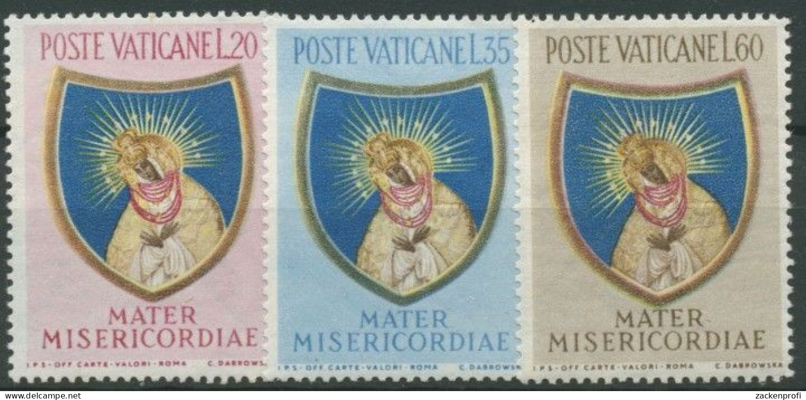 Vatikan 1954 Abschluß Des Marianischen Jahres 227/29 Postfrisch - Unused Stamps