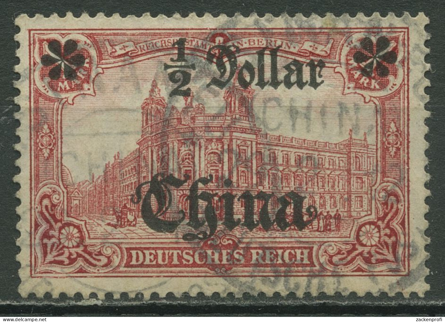 Deutsche Post In China 1906/19 Mit Aufdruck 44 I A I Gestempelt - China (oficinas)