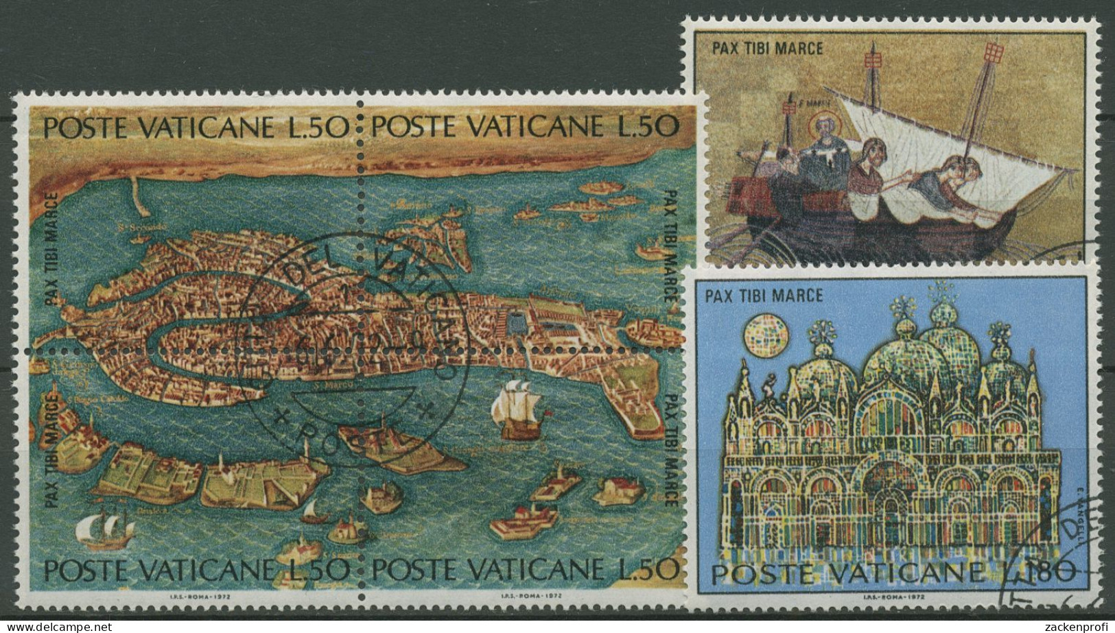 Vatikan 1972 UNESCO-Aktion `Rettet Venedig` 599/04 Gestempelt - Usados