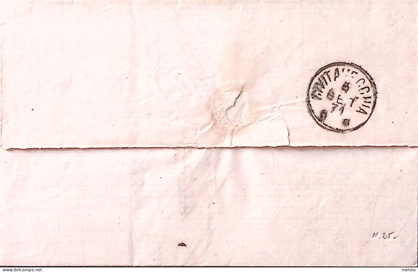 1871-ROMA C1+griglia (5.9.) Su Lettera Cpl. Testo Affr. C.20 - Storia Postale