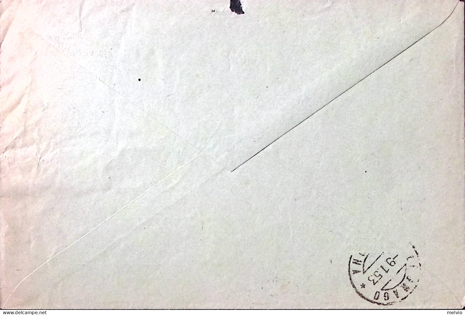 1953-FORZE ARMATE Coppia Lire 60 (701) Su Notificazione Atti Giudiziari Venzia ( - 1946-60: Poststempel
