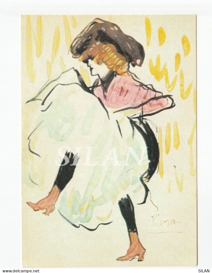 Postal Picasso, French Cancan 1901, Impresa En España, Museo Picasso Barcelona / Carte Postale Picasso, French Cancan - Peintures & Tableaux