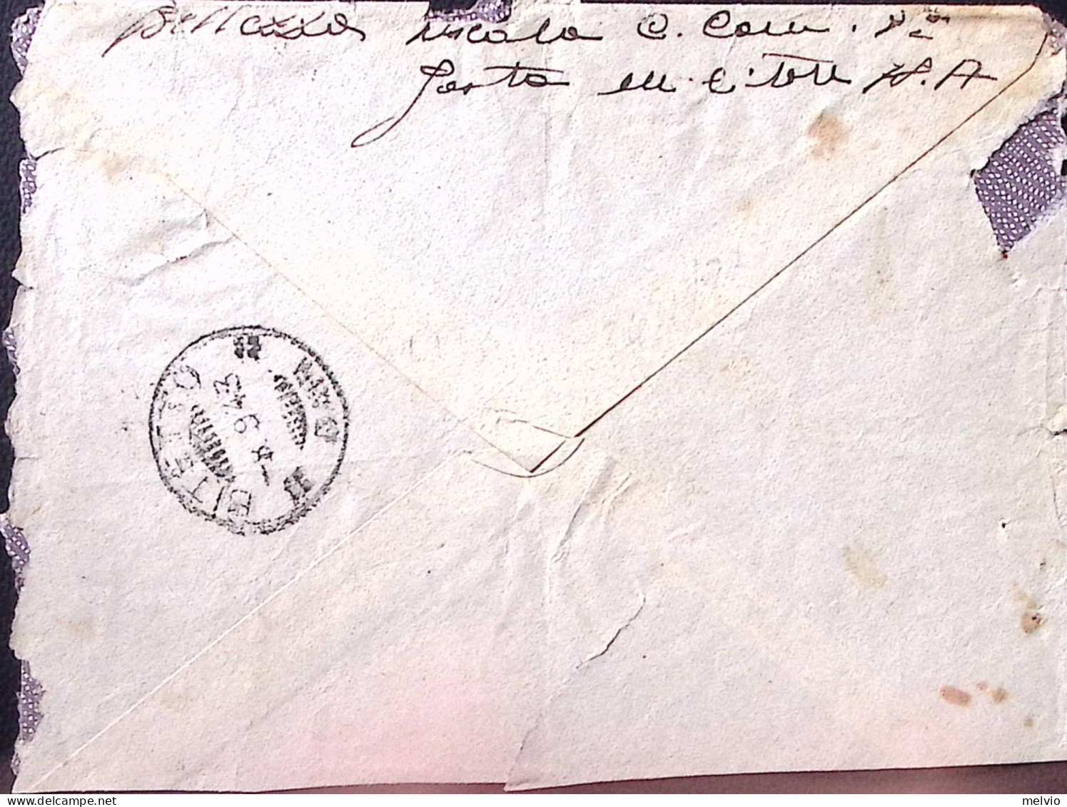 1943-Posta Militare/N 78 SEZ A C.2 (4.9) Su Busta - Poststempel