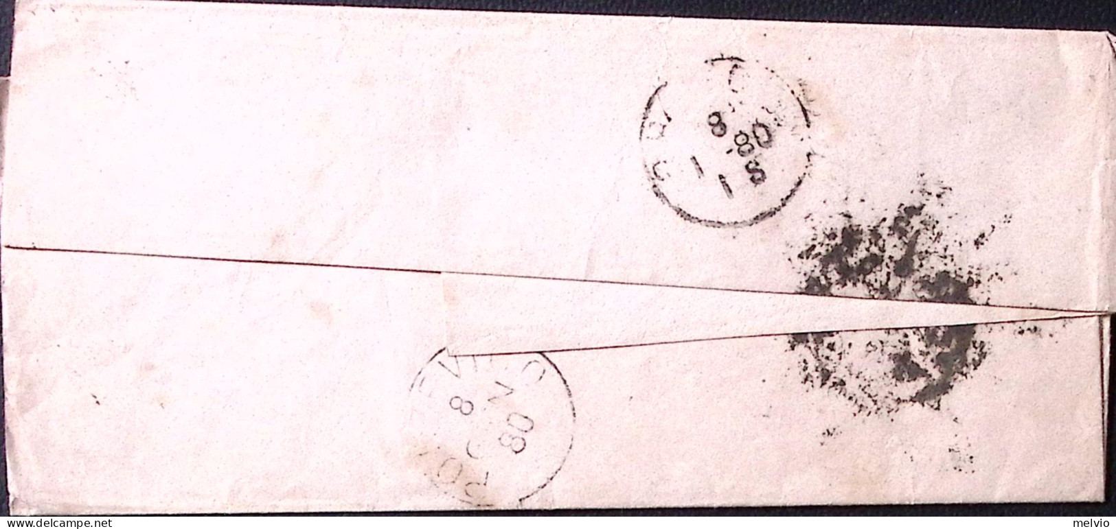 1880-BAGNOLO MELLA C1+sbarre (8.1) Su Piego Affr. C.10 (27) - Storia Postale