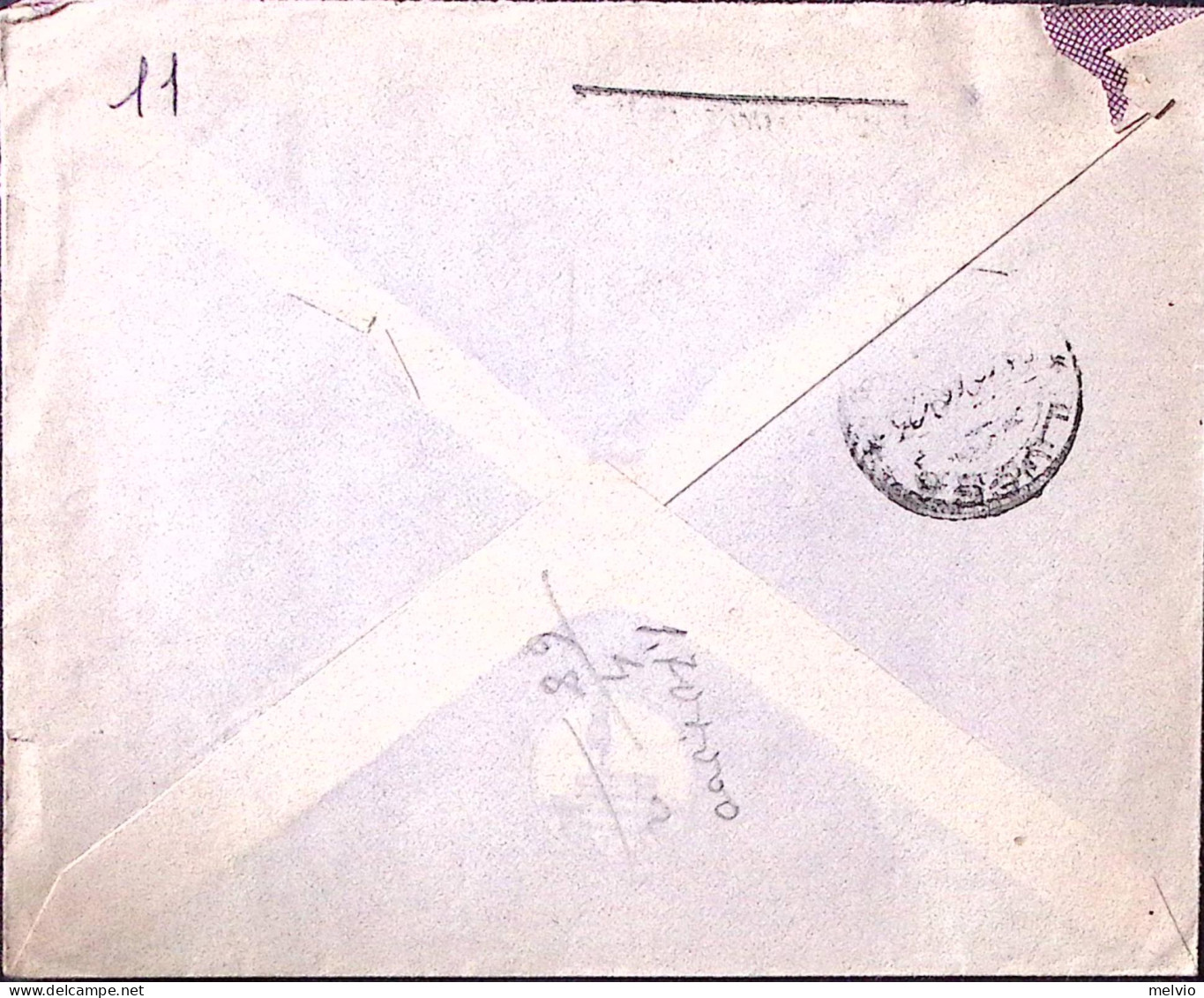1949-SANTA TRINITA' Lire 20 (613) Isolato Su Busta - 1946-60: Poststempel
