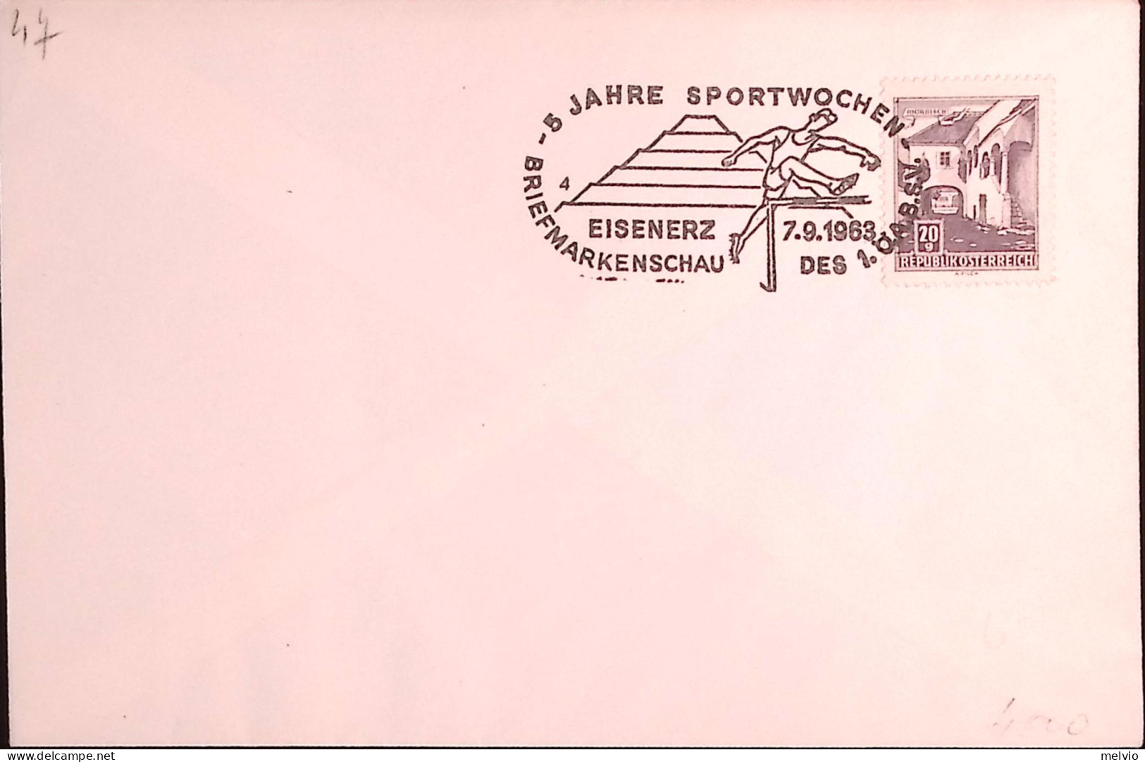 1963-AUSTRIA Settimana Sport (7.9) Annullo Speciale Su Busta - Autres & Non Classés