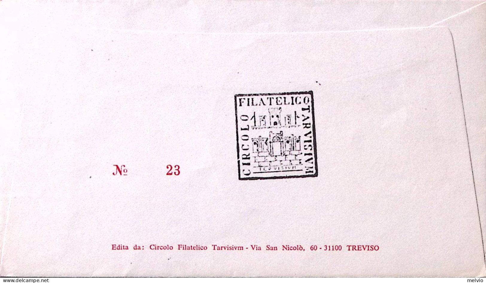 1973-TREVISO 1 Congresso Mondiale Discografia (11.6) Annullo Speciale Su Busta - 1971-80: Marcophilia