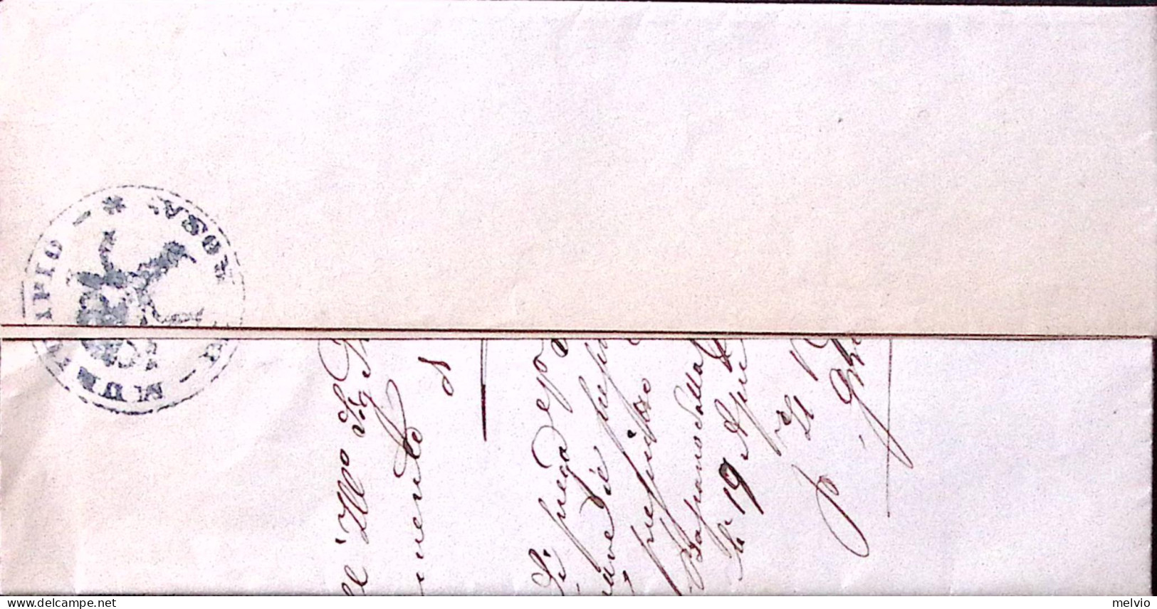 1881-ROSA'corsivo Verde Collettoria Su Piego Bassano (17.4) - Storia Postale
