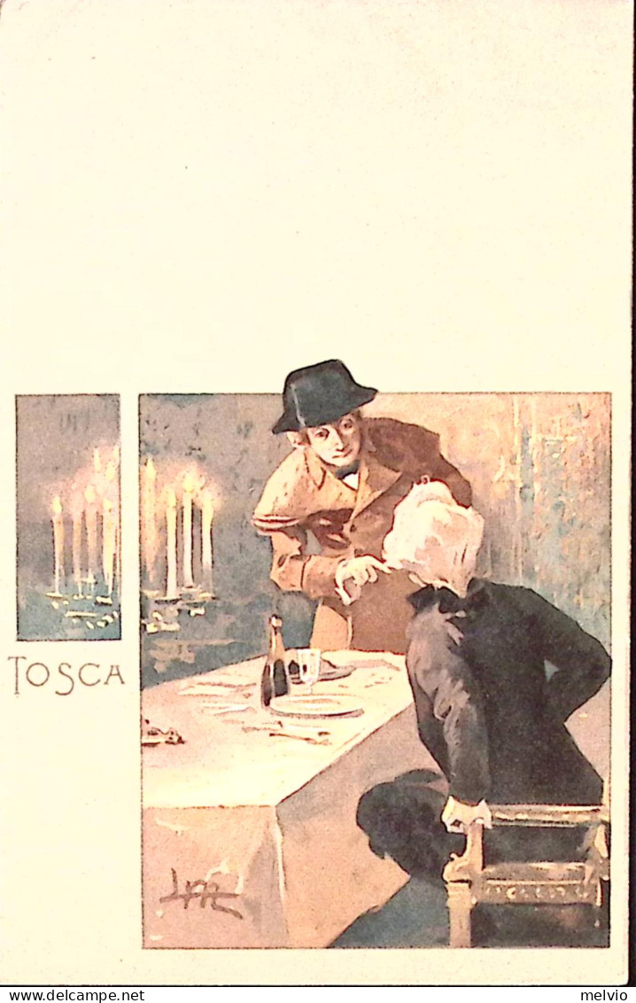 1900-TOSCA Dis Metlicovitz, Ediz Ricordi, Depos. 067, Nuova - Music