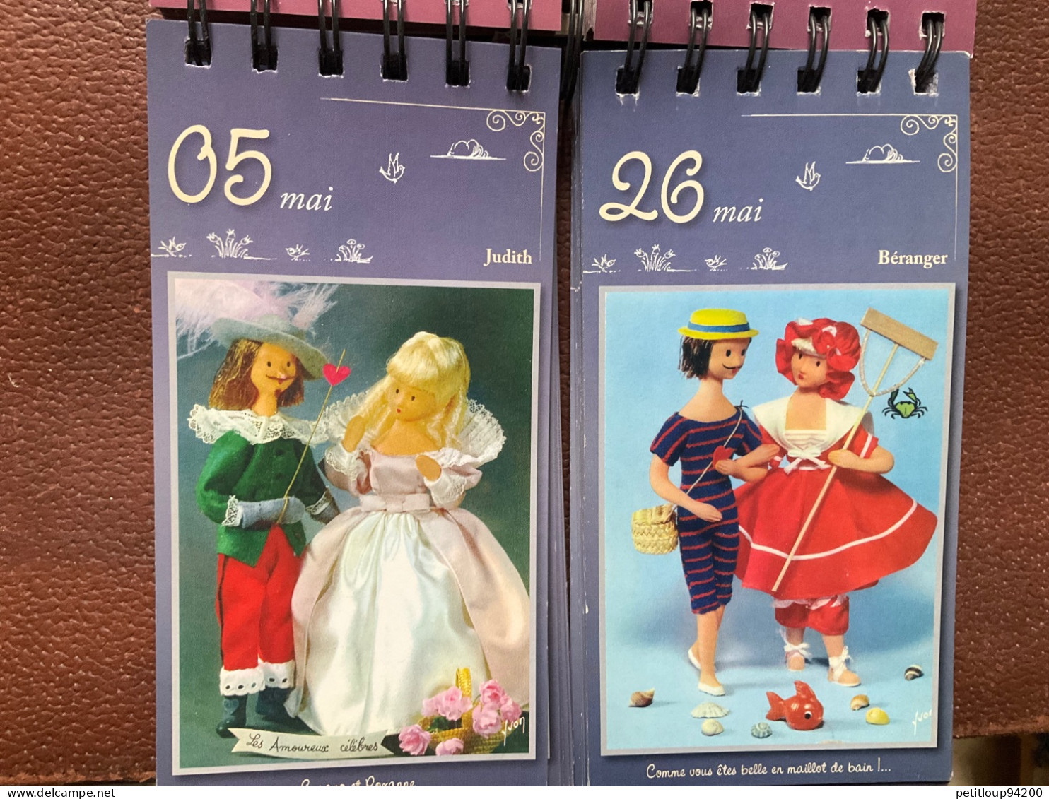 PEYNET Calendrier Permanent  ÉDITIONS ATLAS  (Feuillets x 12 Mois)