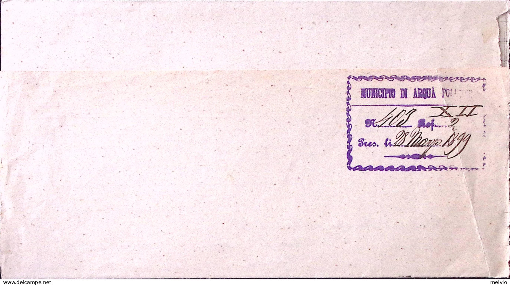 1899-S. APOLLINARE Con SELVA Ottagonale Di Collettoria (27.3.99) Su Piego - Storia Postale