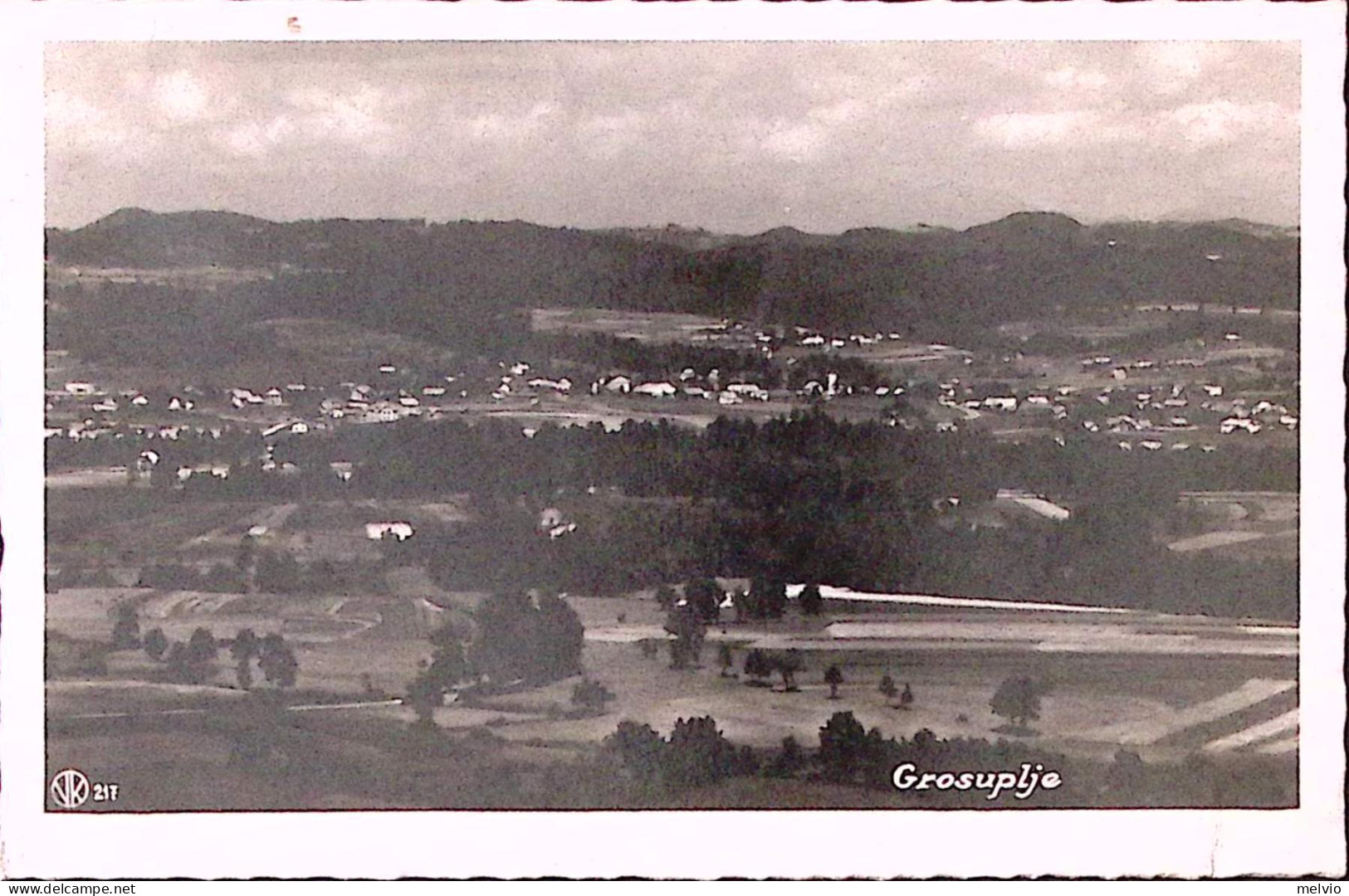 1942-GROSUPLJE (SLOVENIA) Panorama Viaggiata Affrancatura Sfuggita Annullo - Slovenië