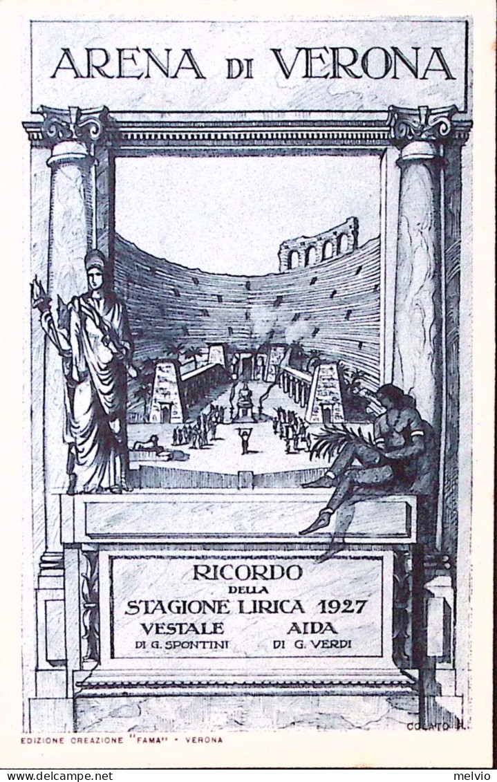 1927-VERONA RICORDO STAGIONE LIRICA Nuova - Música