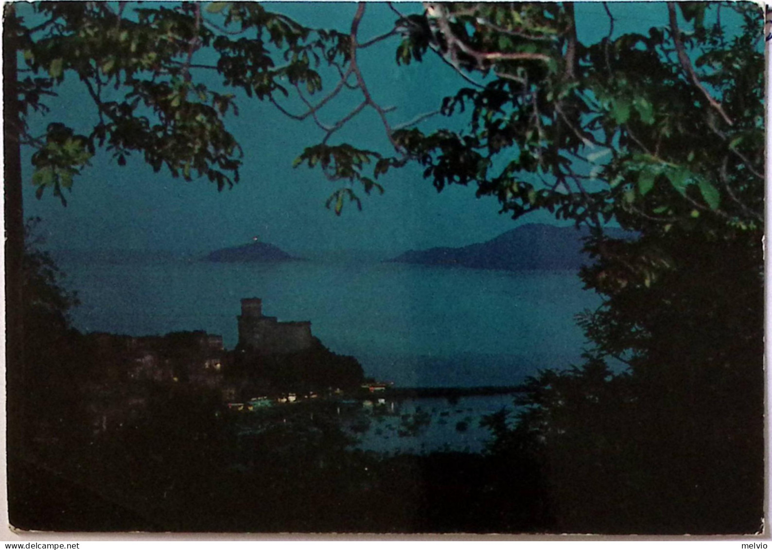 1978-LERICI Panorama Notturno Viaggiata Affrancata Fontana Cavallina Lire 120 - 1971-80: Marcophilie