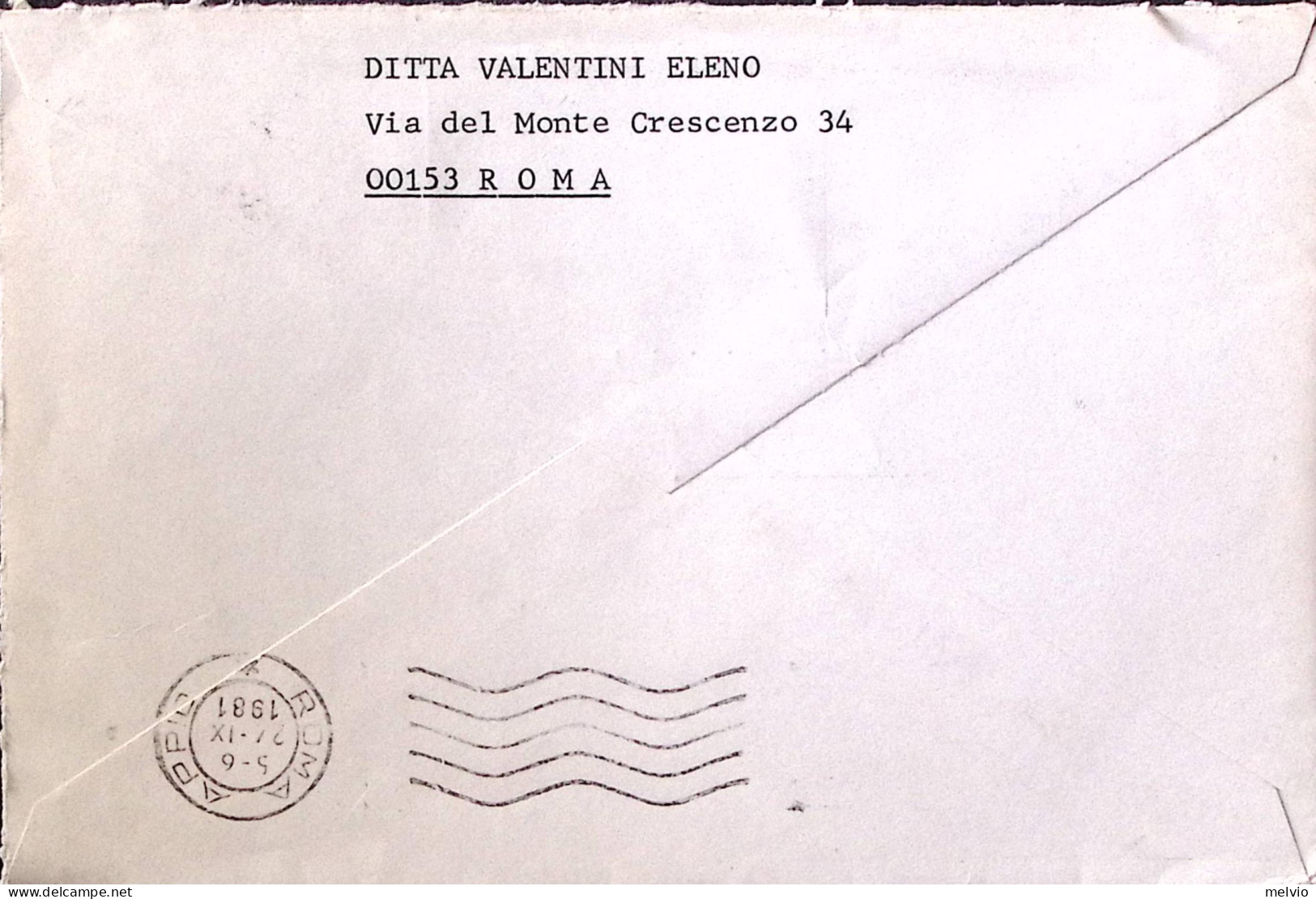 1981-ACCADEMIA NAVALE Lire 200 Isolato Su Busta - 1981-90: Poststempel