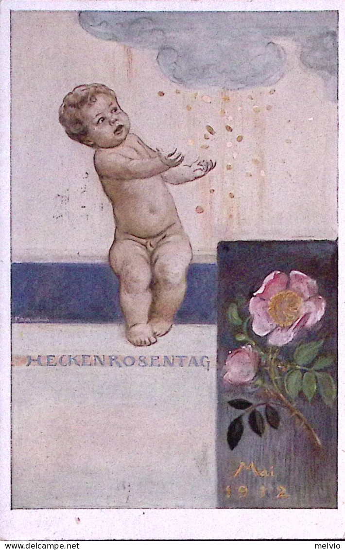 1912-Baviera Cartolina Postale P.5, Giornata Della Rosa Selvatica Heckenrosentag - Other & Unclassified