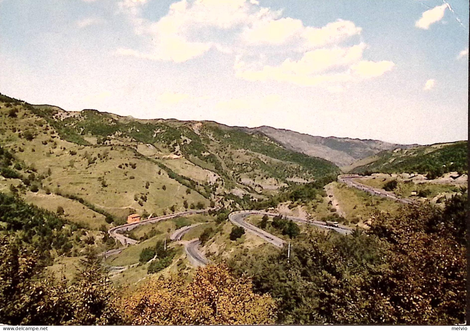 1967-CODICE POSTALE Lire 20 Isolato Su Cartolina (Passo Del Muraglione) Per San  - 1961-70: Poststempel