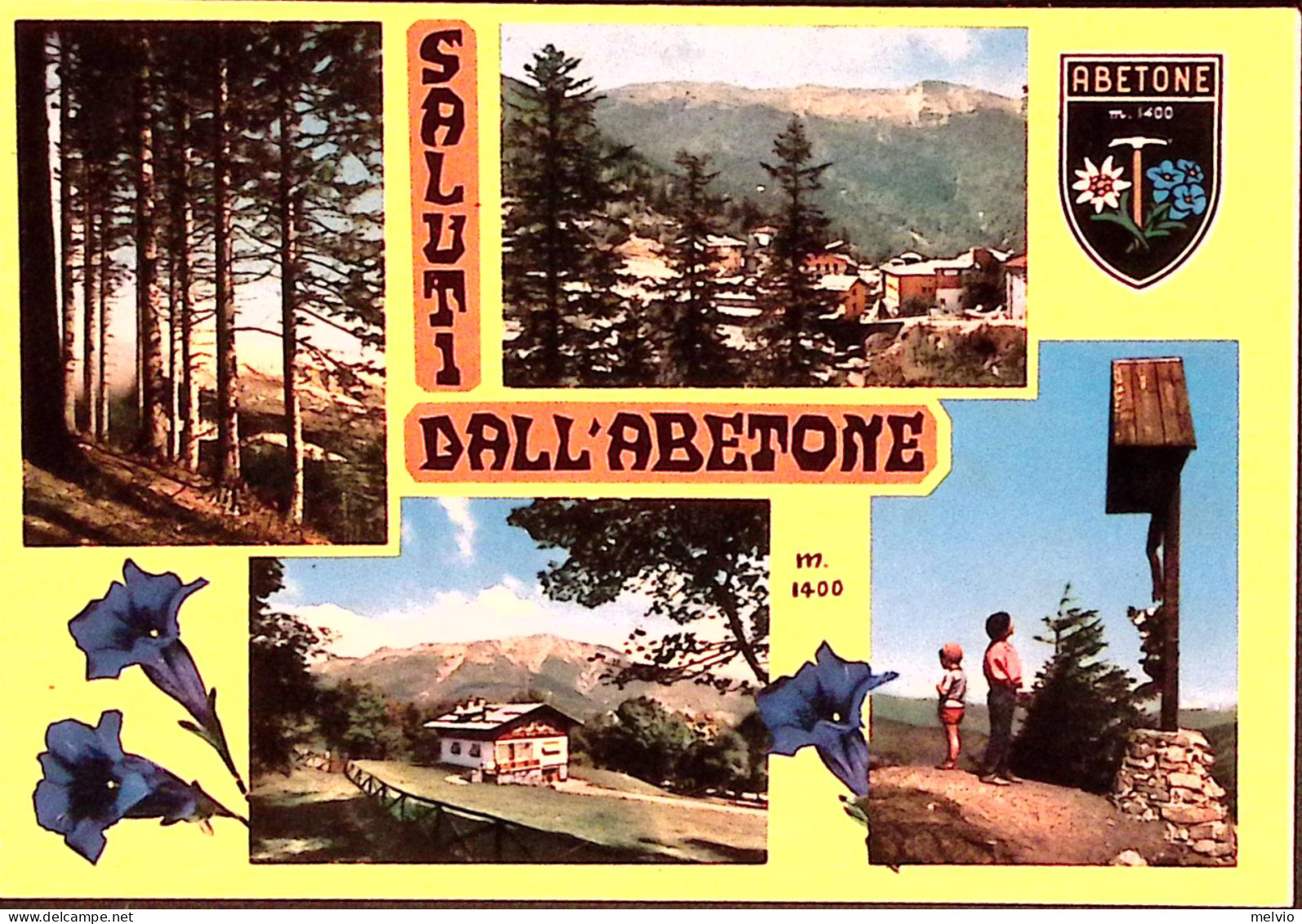 1967-FESTIVAL SPOLETO Lire 20 Isolato Su Cartolina - 1961-70: Poststempel