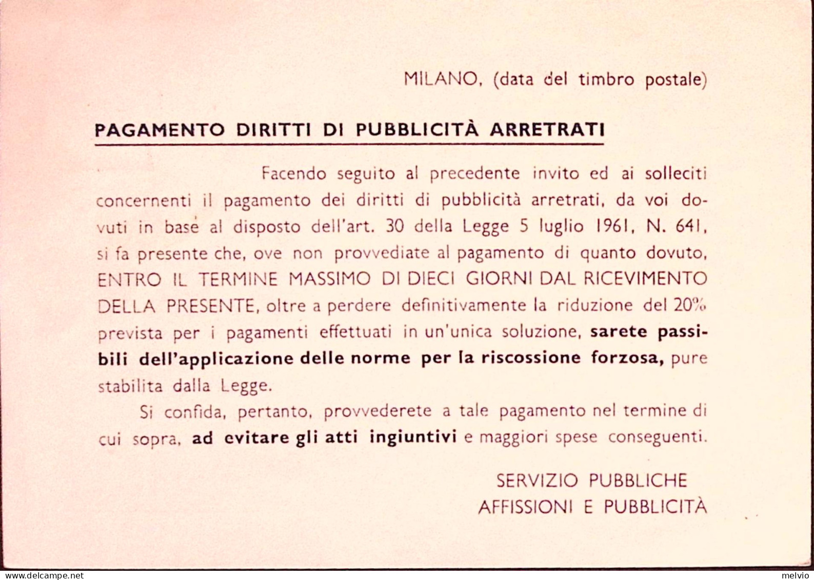 1961-GIORNATA FRANCOBOLLO'61 Lire 15 Isolato Su Stampe - 1961-70: Marcofilie