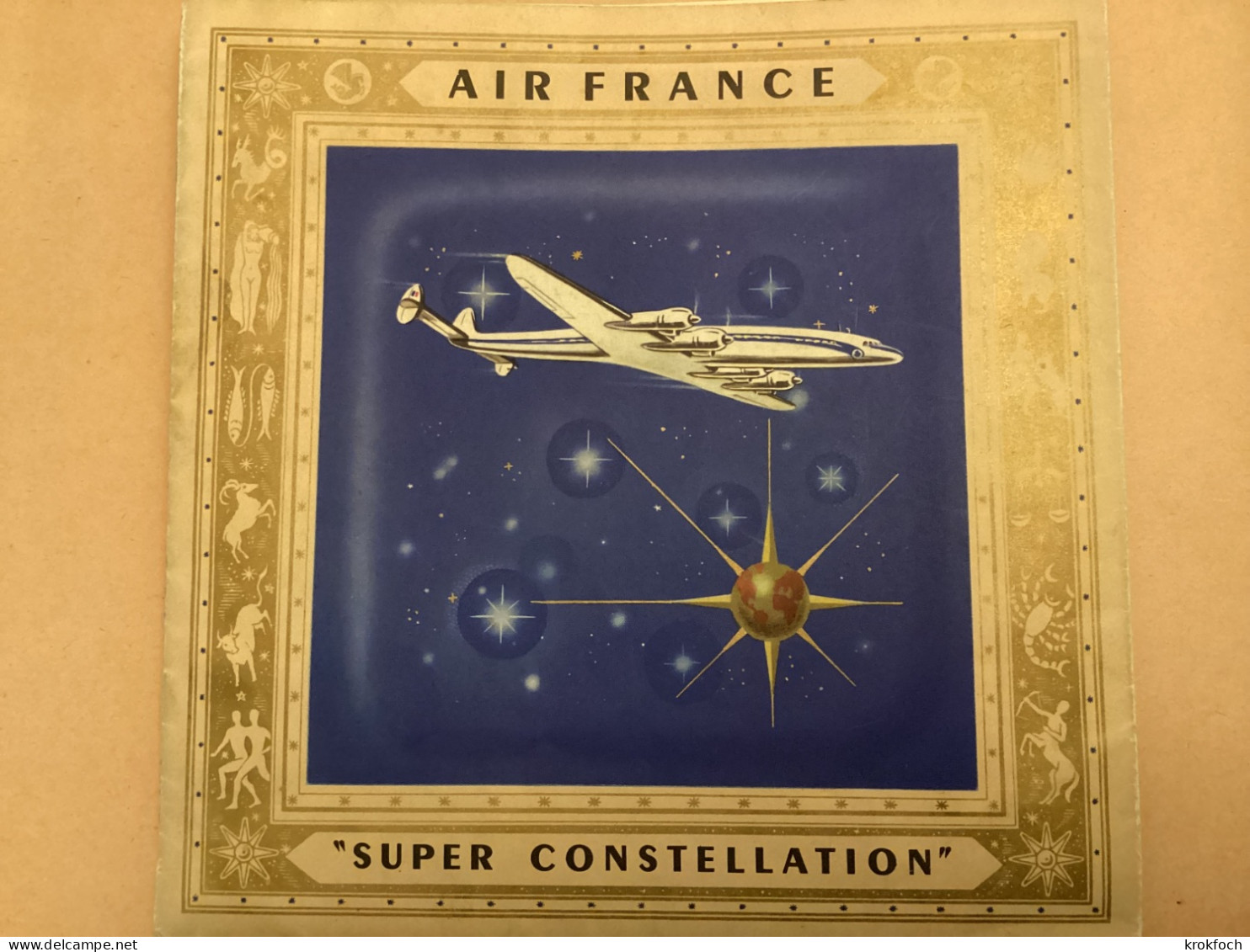 Air France - Constellation & Super Constellation - 2 Plaquettes Avec écorché - Lockheed - Schnittbilder