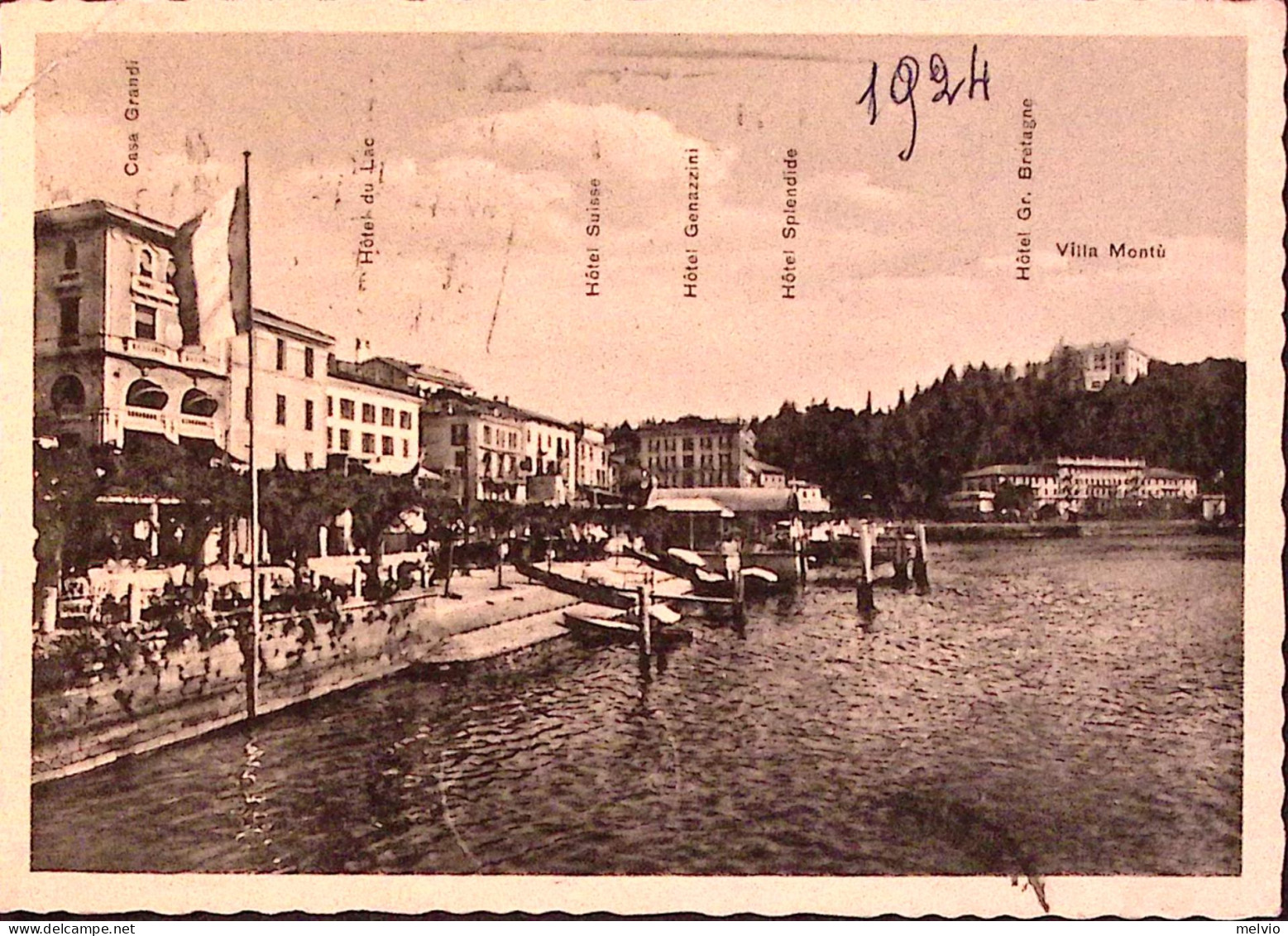 1924-BELLAGIO Panorama Viaggiata - Como