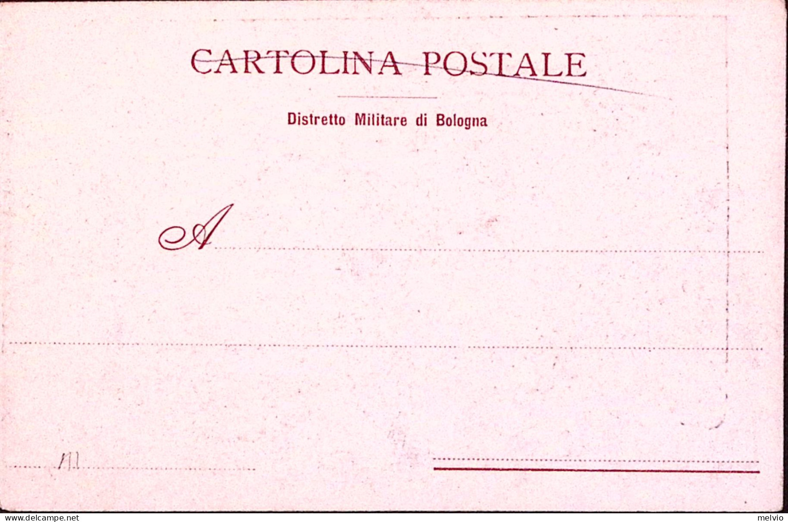 1905circa-DISTRETTO MILITARE DI BOLOGNA Nuova - Bologna