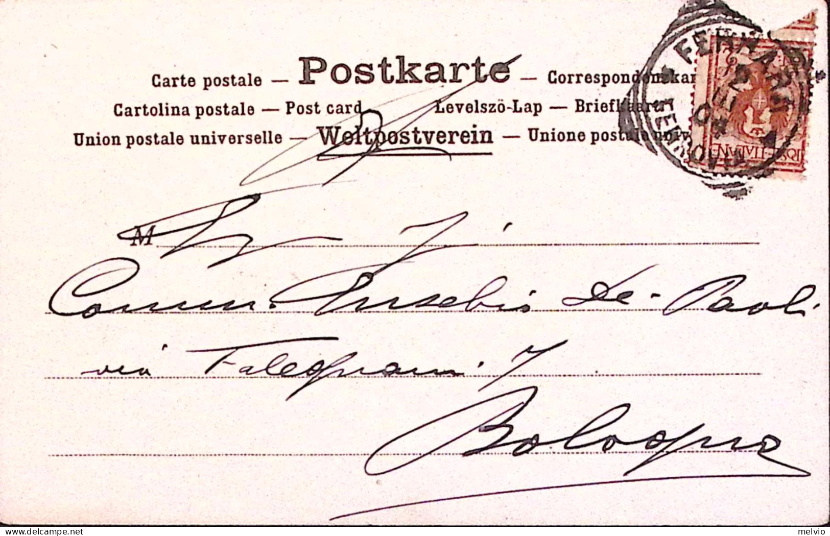 1904-LA Posta In Brasile LE POSTE EN BRESIL, Ed. Stenghel, Viaggiata - Other & Unclassified