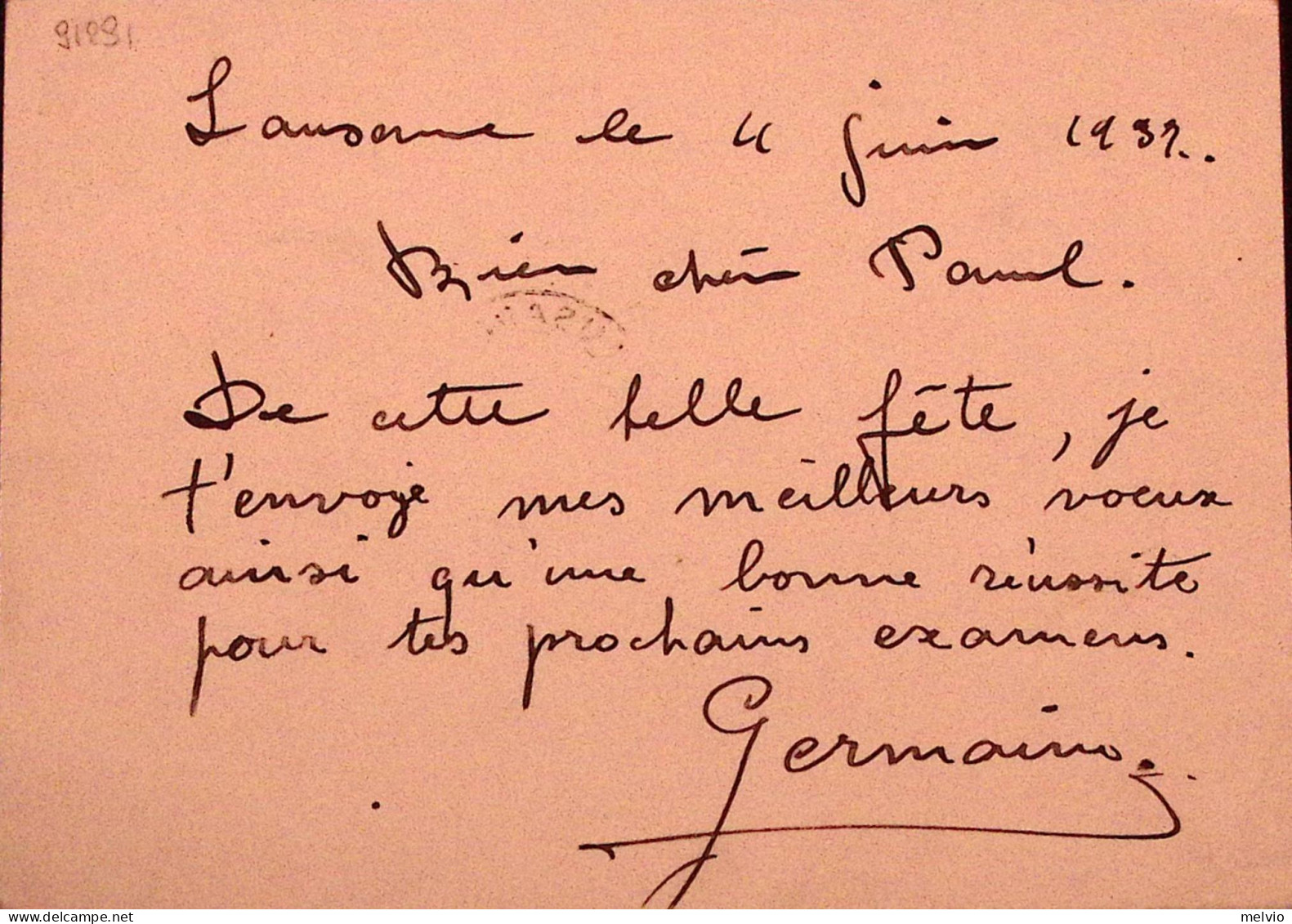1937-Svizzera SUISSE 400 Universita' Di Losanna (3.5)) Ann. Spec. Su Cartolina P - Autres & Non Classés